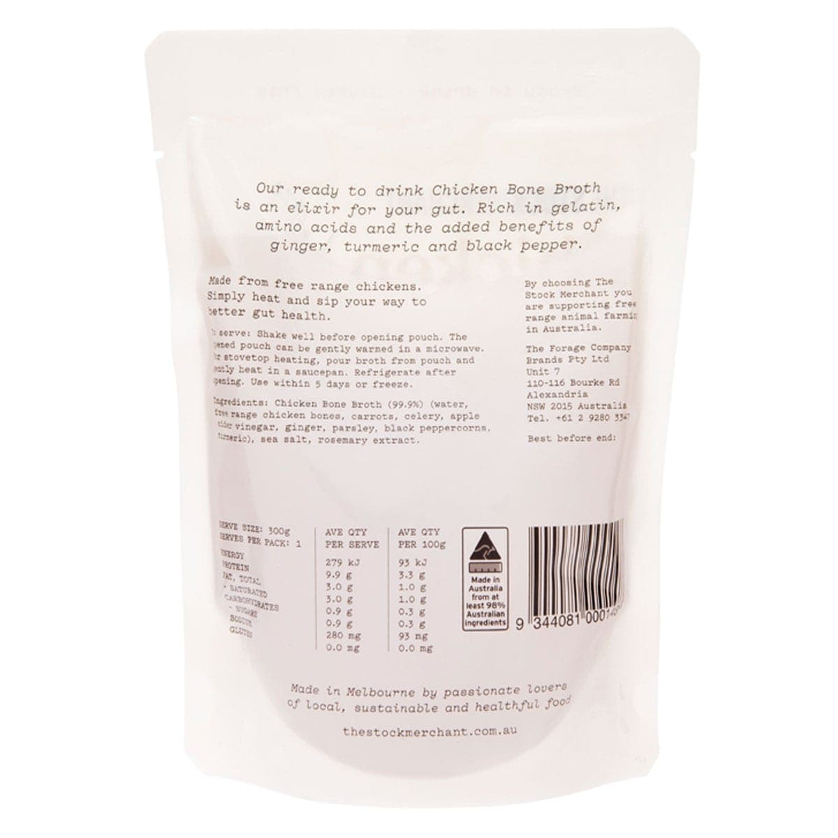 Thumbnail The Stock Merchant Ready To Drink Chicken Bone Broth 300g