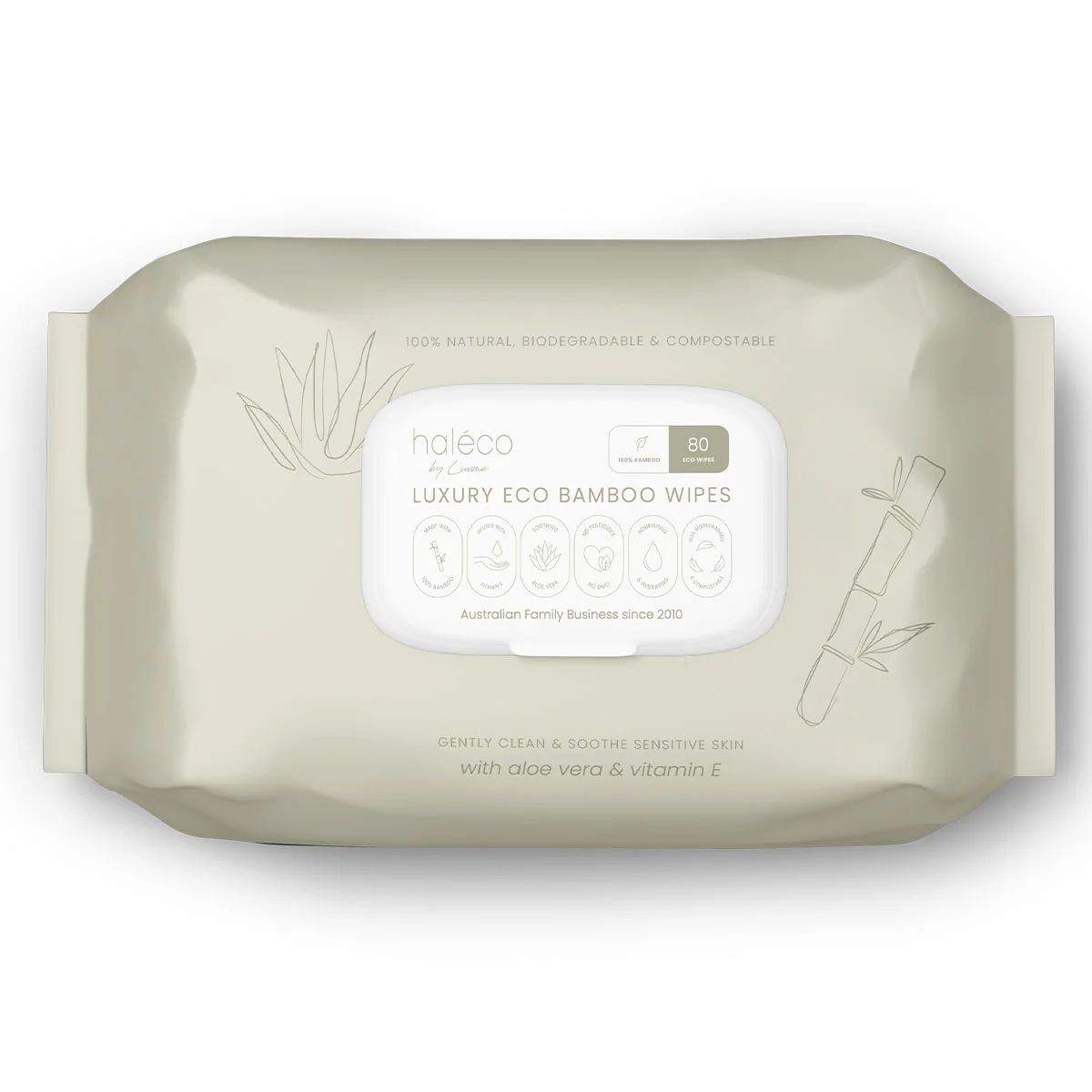 Thumbnail Eco Bamboo Bamboo Wipes 80 Pack