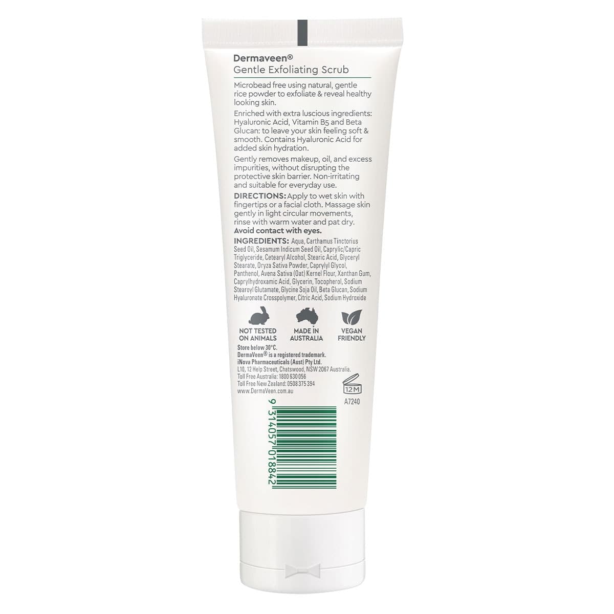 Thumbnail DermaVeen Gentle Exfoliating Face Scrub 125ml