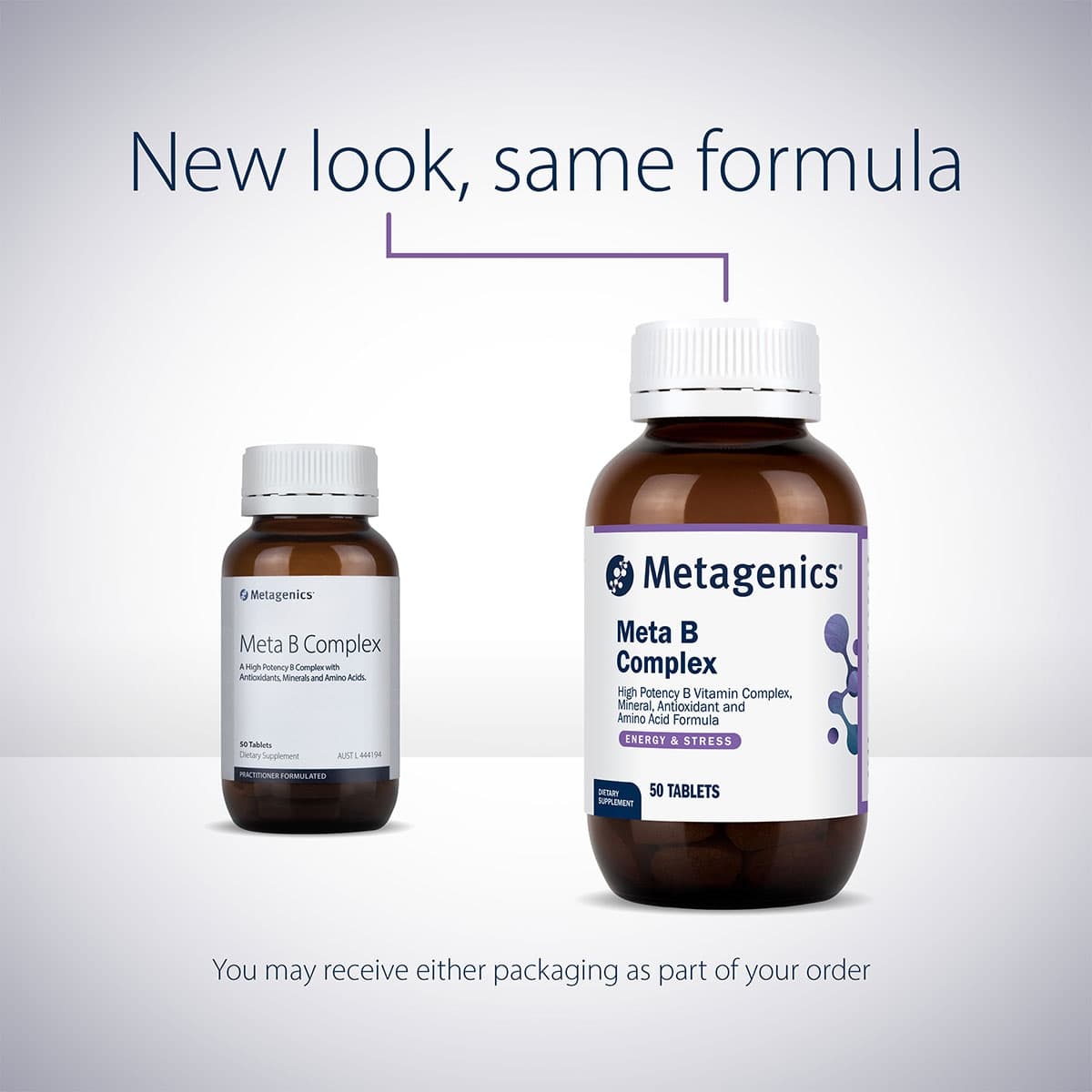 Thumbnail Metagenics Meta B Complex 50 Tablets