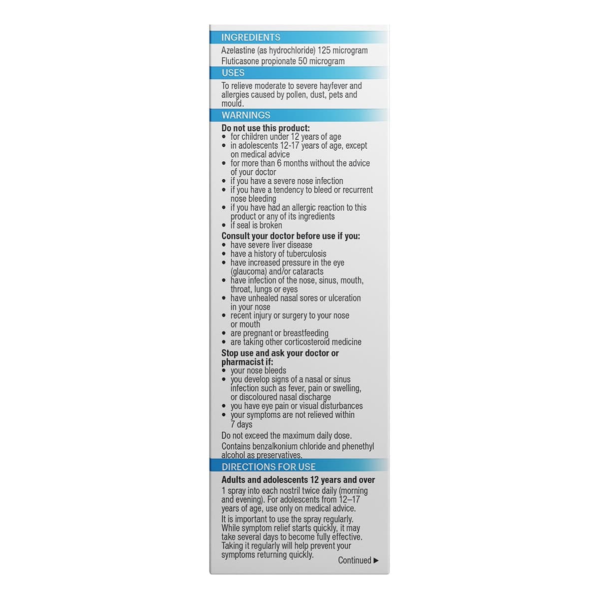Thumbnail APOHEALTH Allergy and Hayfever Nasal Spray 120 Metered Sprays