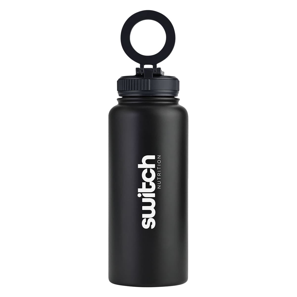 Thumbnail Switch Nutrition Stainless Steel Water Bottle Black 1L