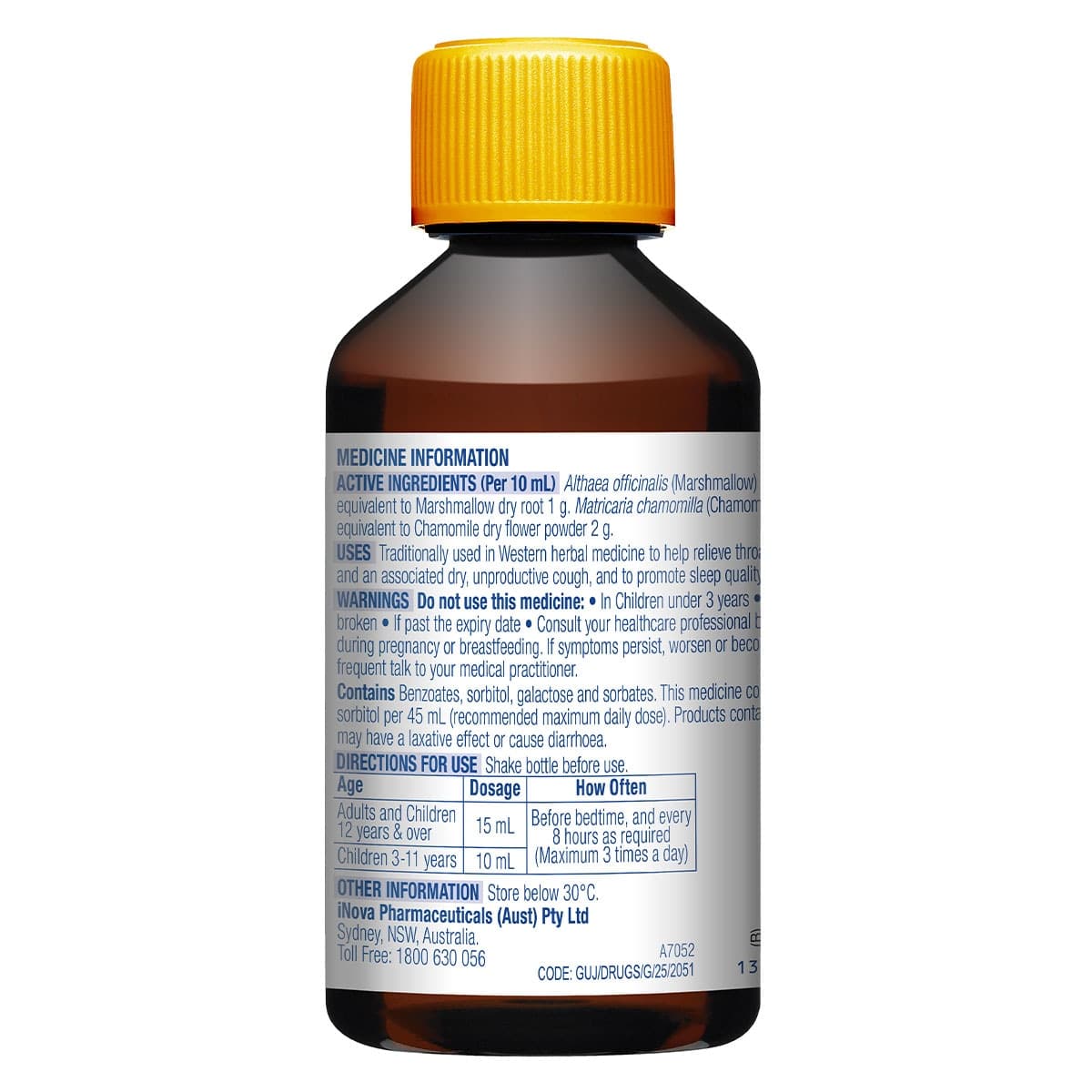 Thumbnail Durotuss Relief Dry Cough Night-Time Liquid 200ml