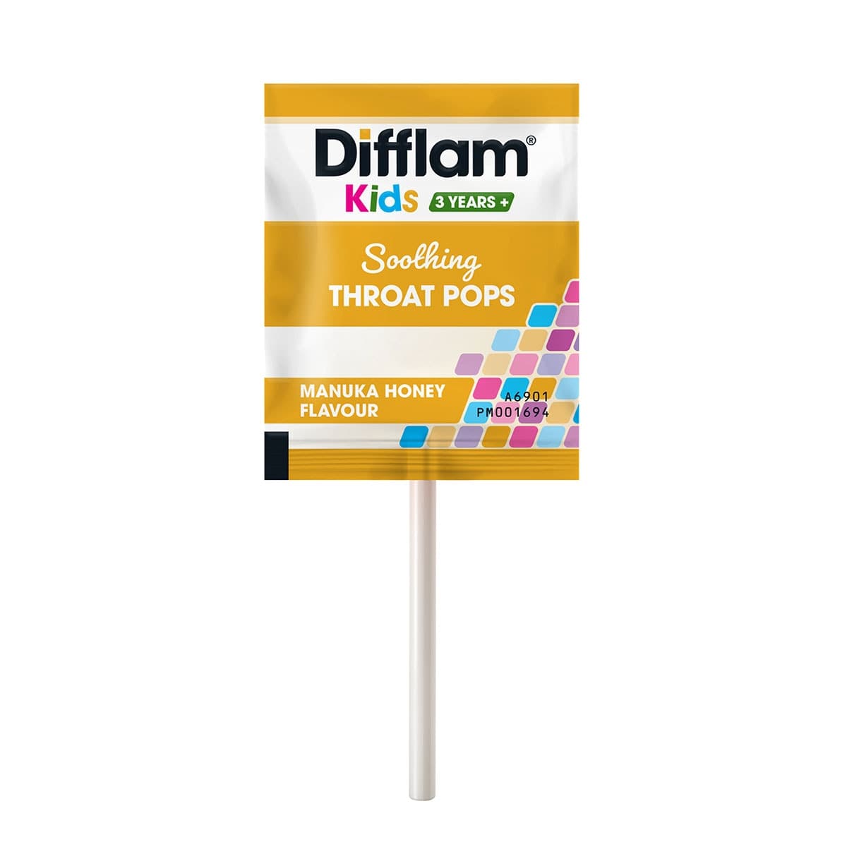 Thumbnail Difflam Kids Soothing Throat Pops Manuka Honey 10 Pack