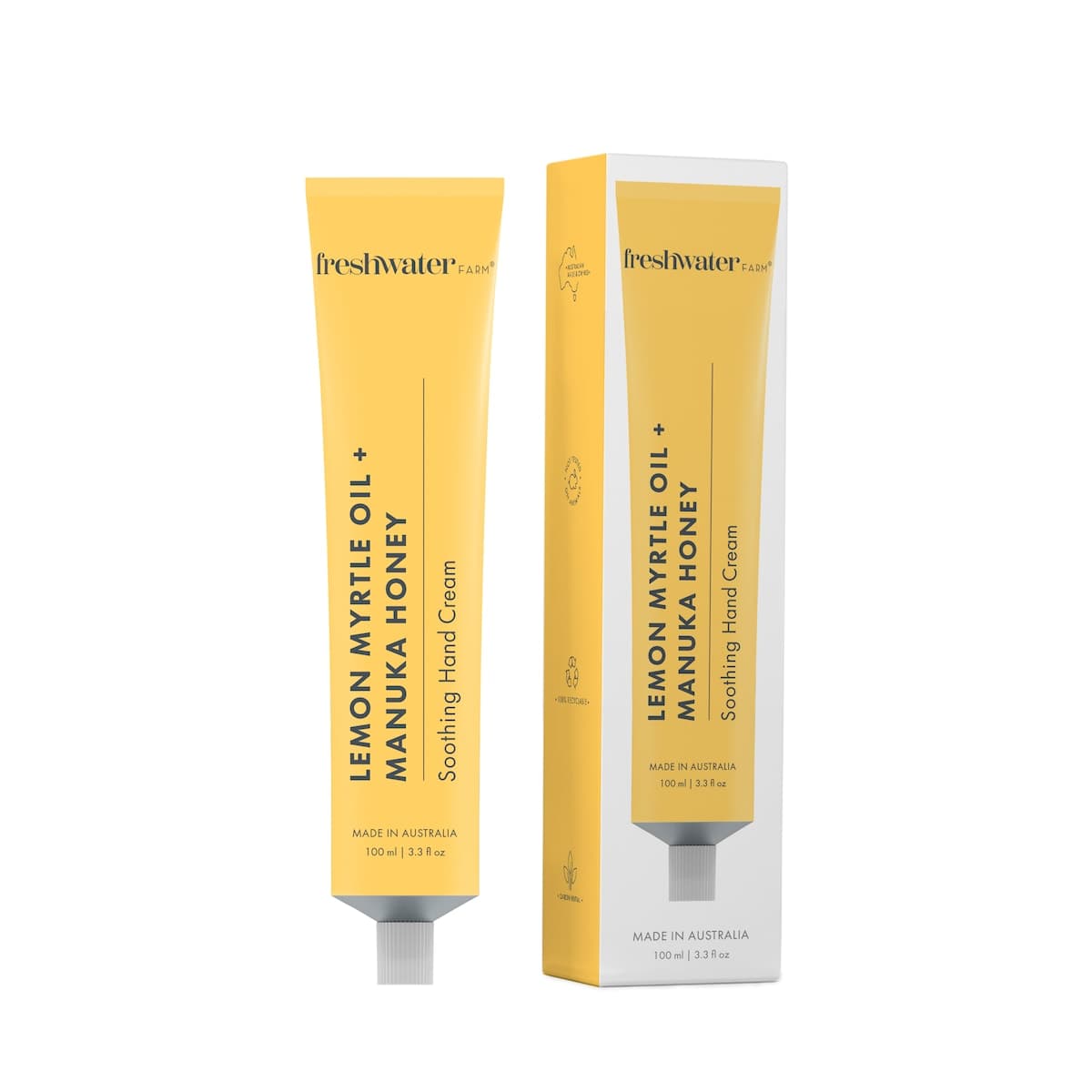Thumbnail Freshwater Farm Lemon Myrtle Oil + Manuka Honey Hand Cream 100ml
