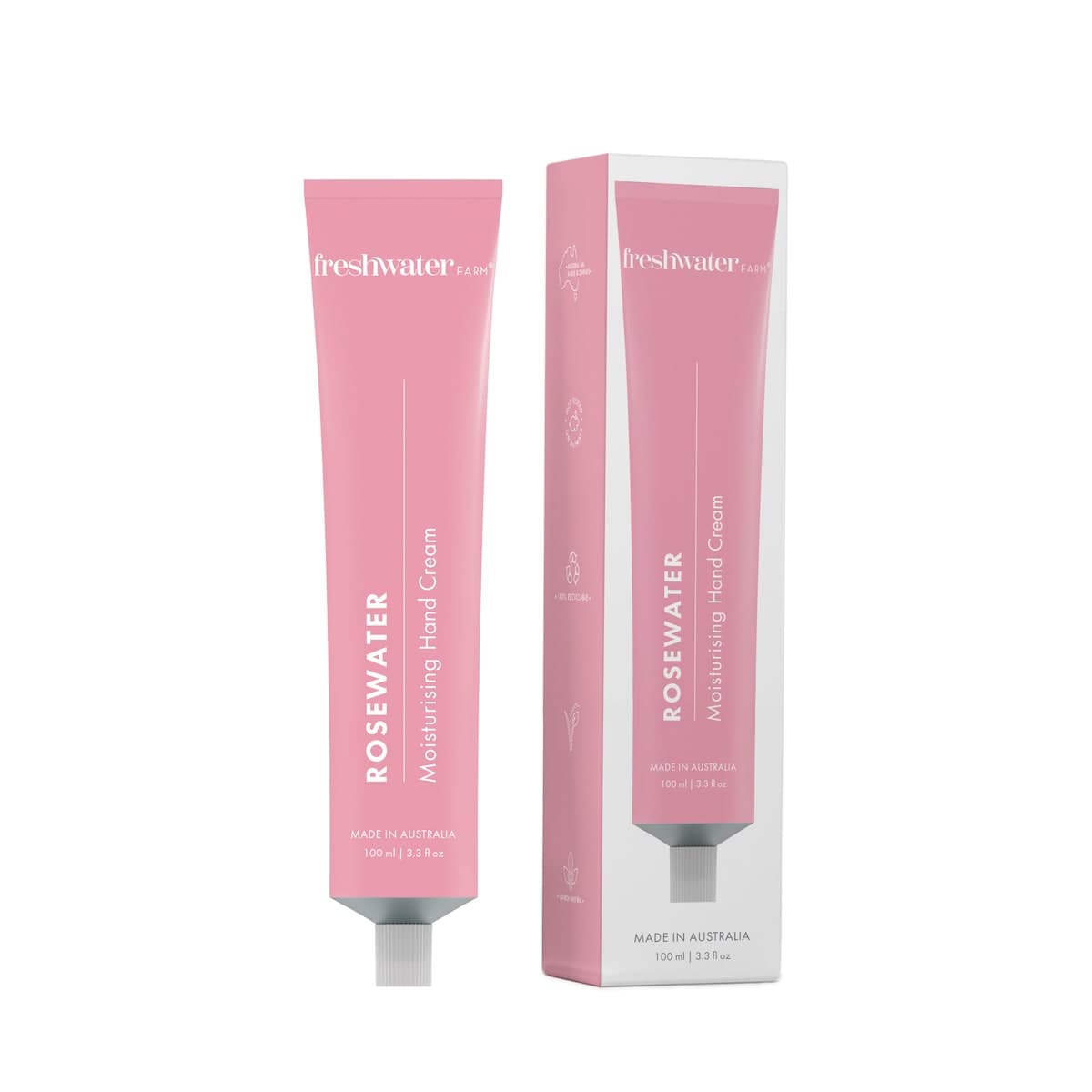 Thumbnail Freshwater Farm Rosewater Hand Cream 100ml