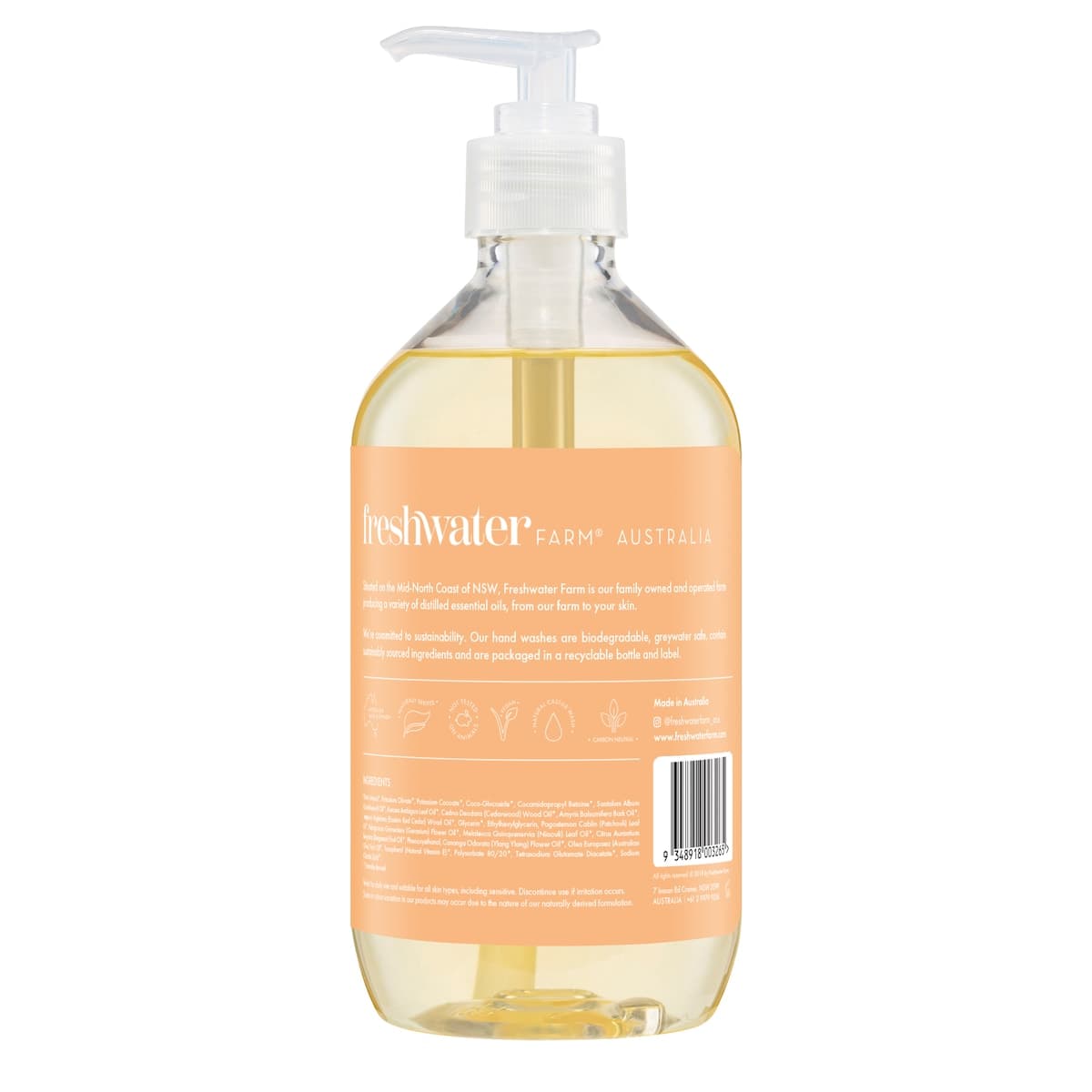 Thumbnail Freshwater Farm Sandalwood Oil + Kunzea Hand Wash 500ml