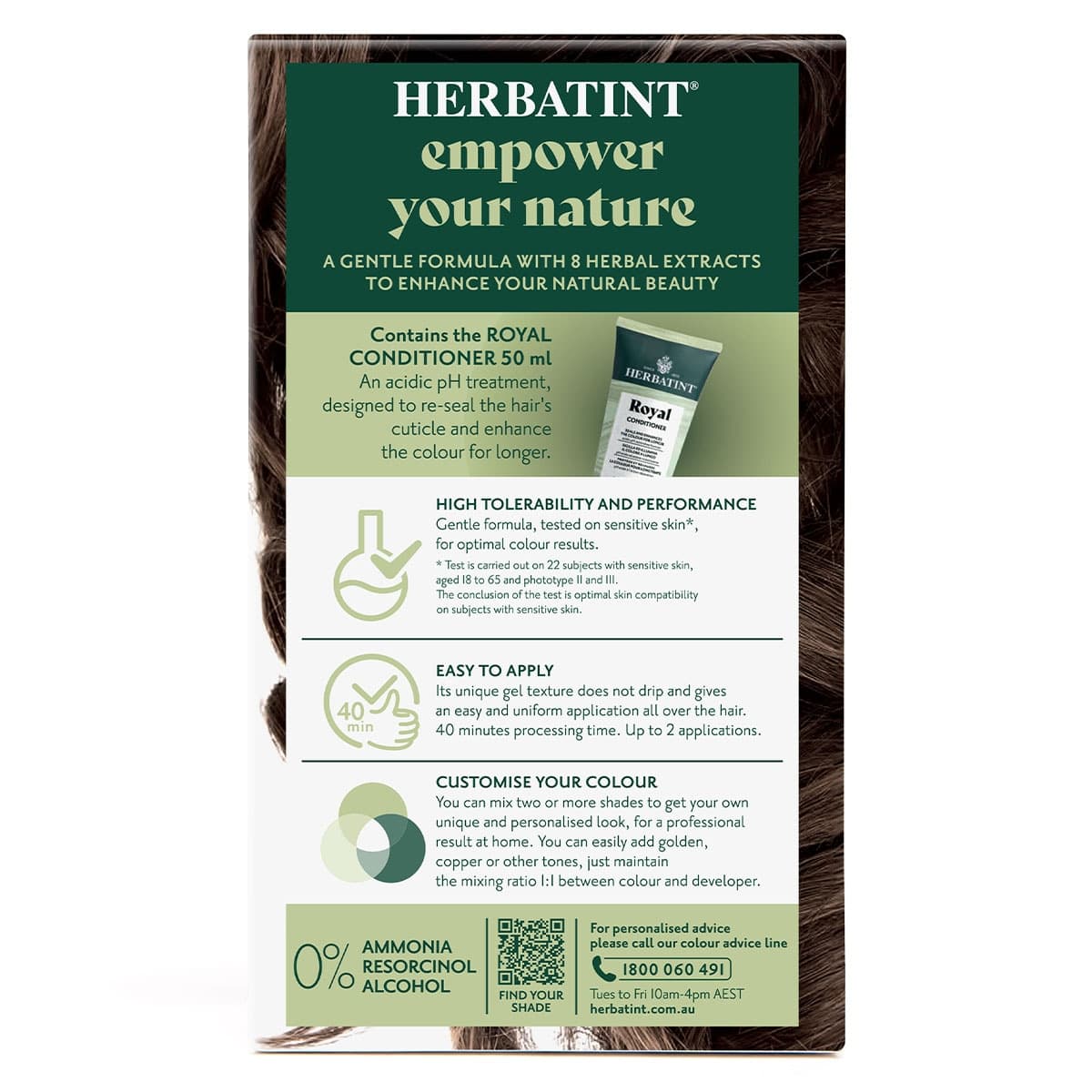 Thumbnail Herbatint Permanent Hair Colour Gel 5D Light Golden Chestnut 170ml