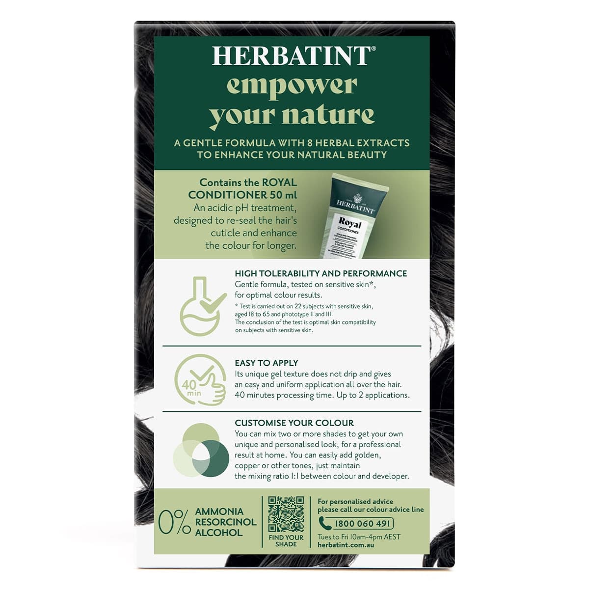 Thumbnail Herbatint Permanent Hair Colour Gel 2N Brown 170ml