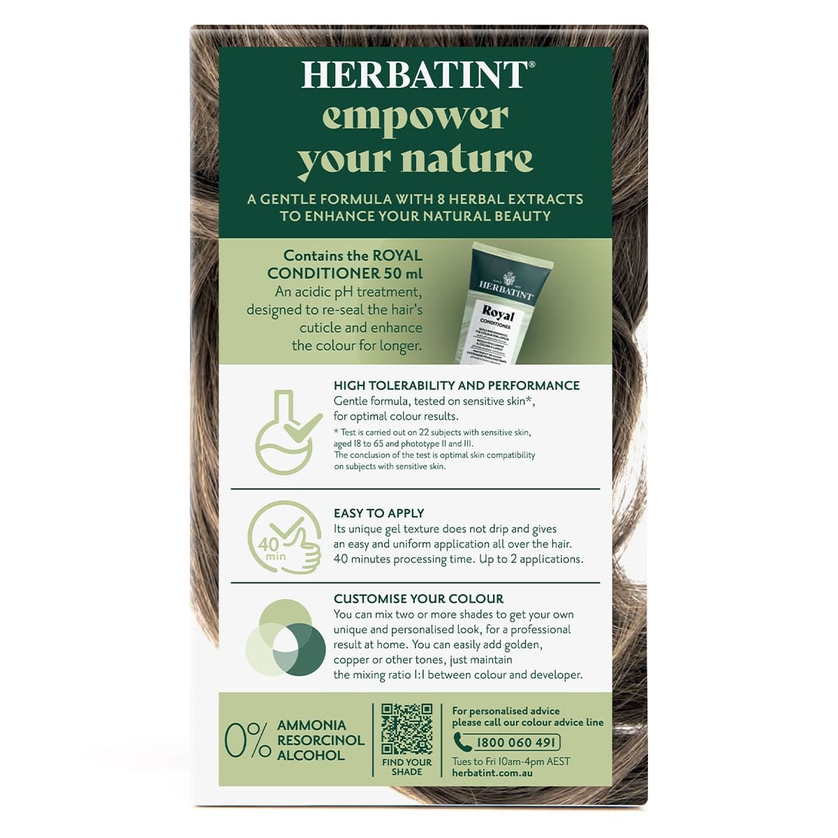 Thumbnail Herbatint Permanent Hair Colour Gel 6N Dark Blonde 170ml