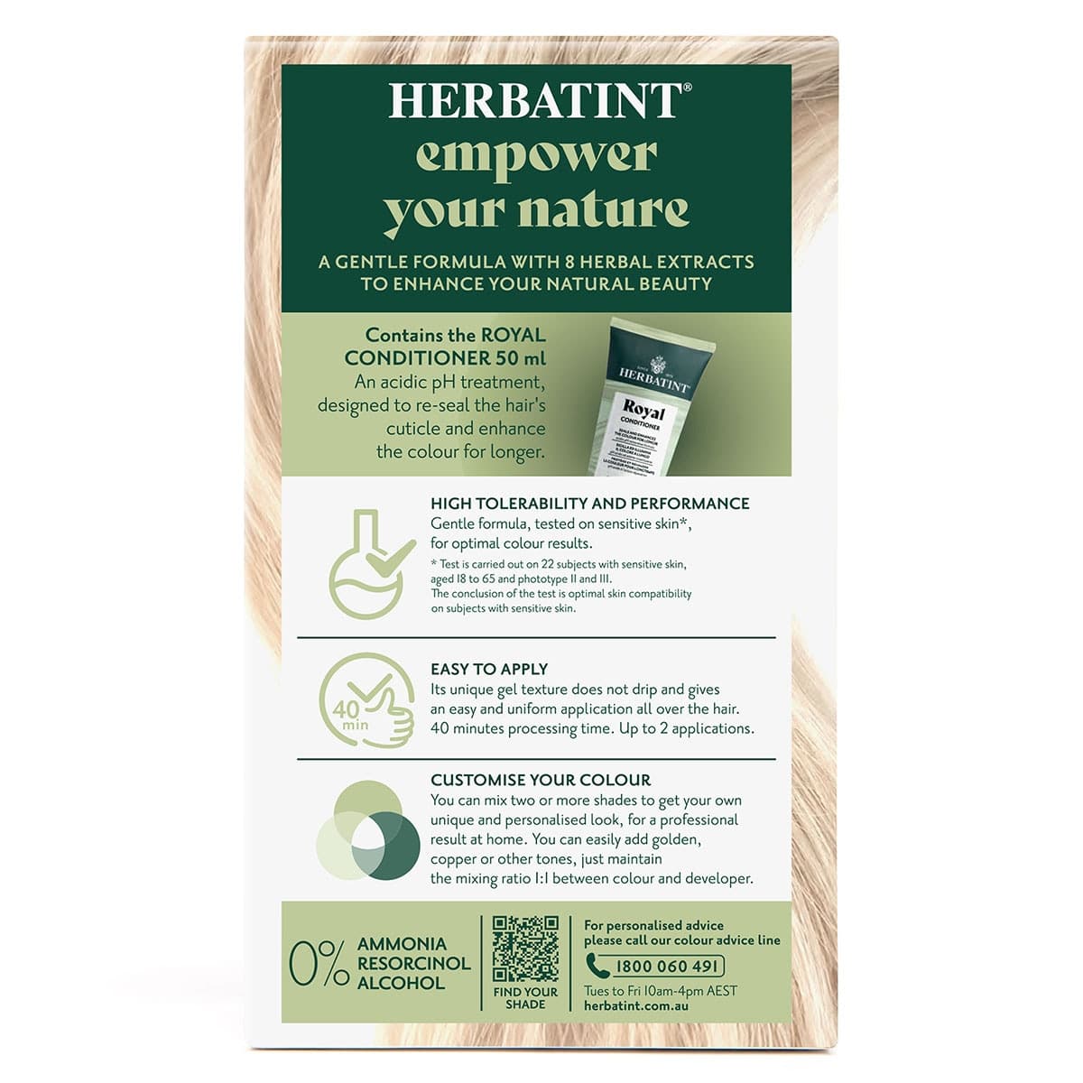 Thumbnail Herbatint Permanent Hair Colour Gel 10N Platinum Blonde 170ml