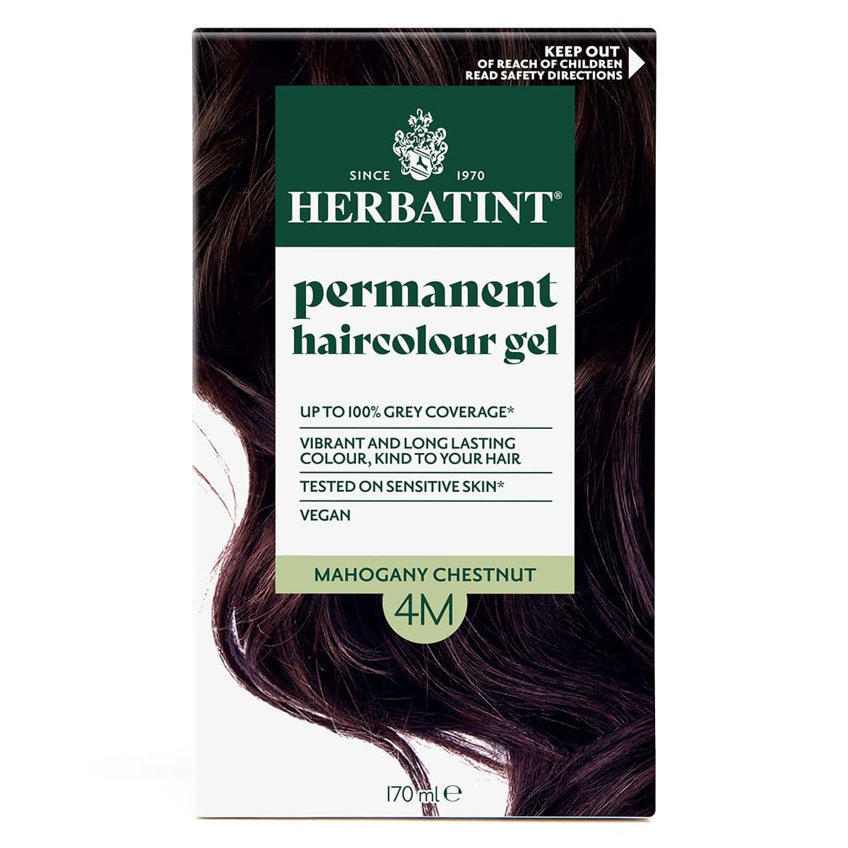 Thumbnail Herbatint Permanent Hair Colour Gel 4M Mahogany Chestnut 170ml