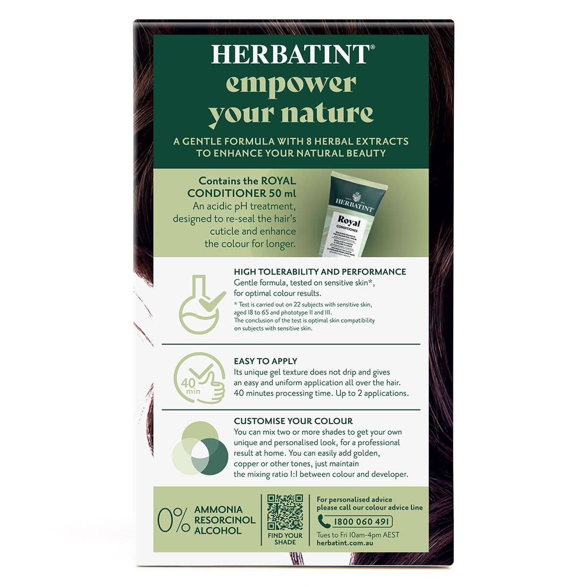 Thumbnail Herbatint Permanent Hair Colour Gel 4M Mahogany Chestnut 170ml
