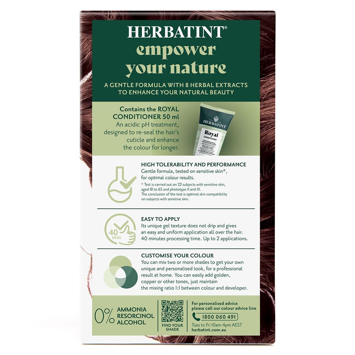 Thumbnail Herbatint Permanent Hair Colour Gel 7M Mahogany Blonde 170ml