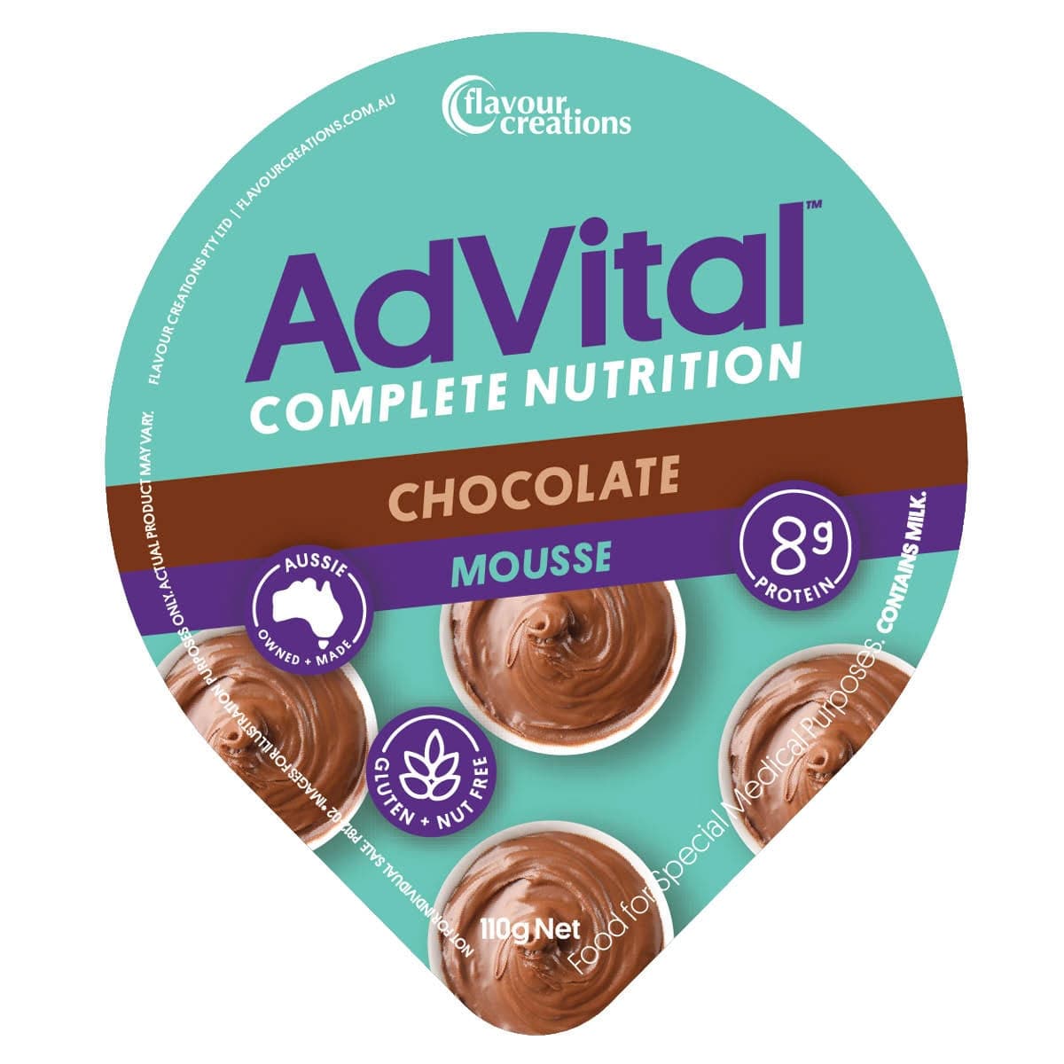 Thumbnail AdVital Nutritionally Complete Chocolate Mousse 2 Pack