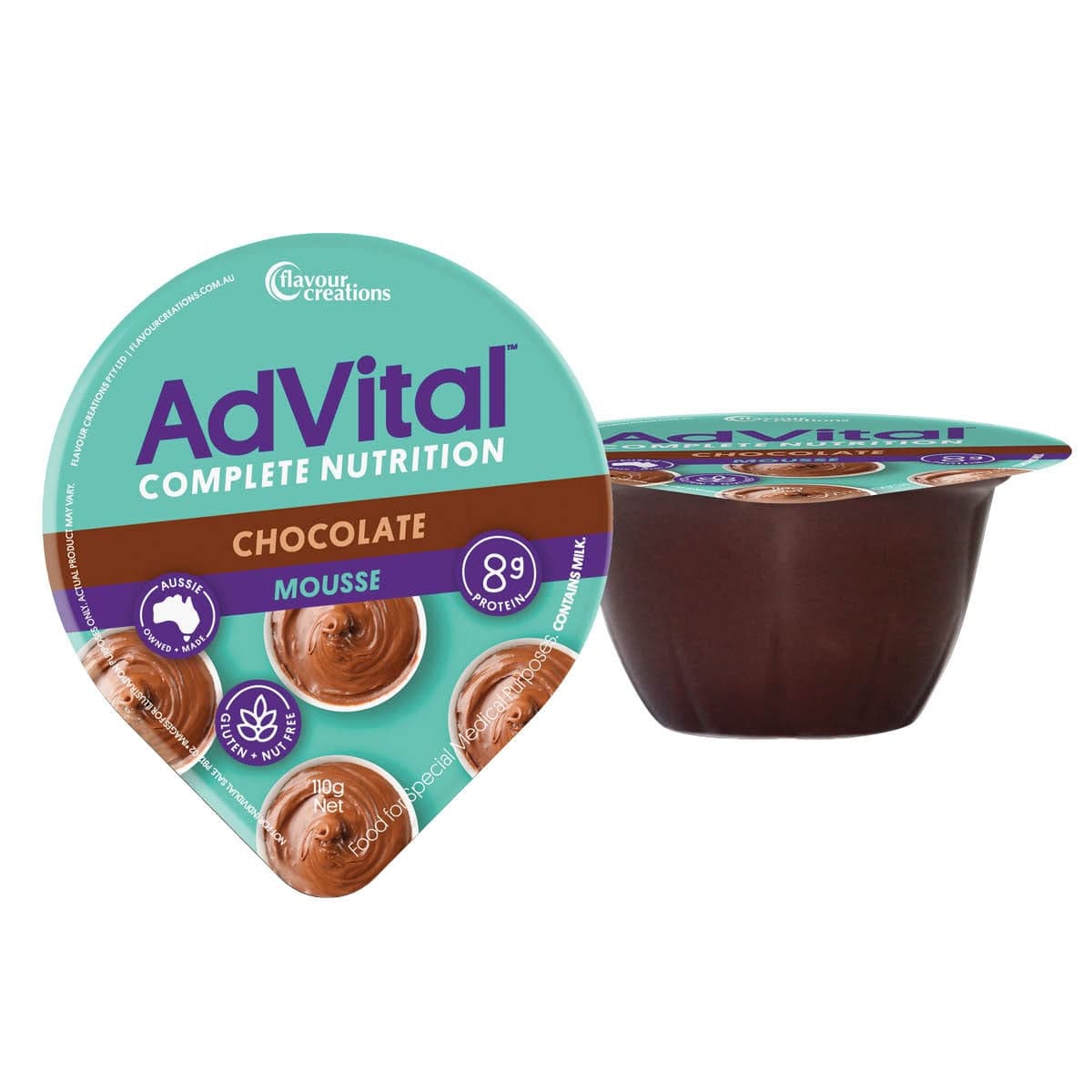 Thumbnail AdVital Nutritionally Complete Chocolate Mousse 2 Pack