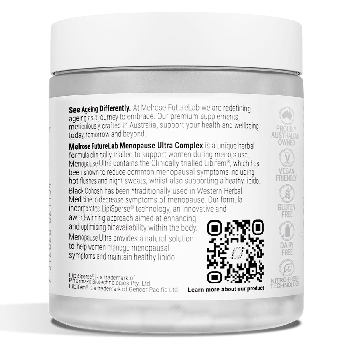Thumbnail Melrose FutureLab Menopause Ultra Complex 60 Capsules