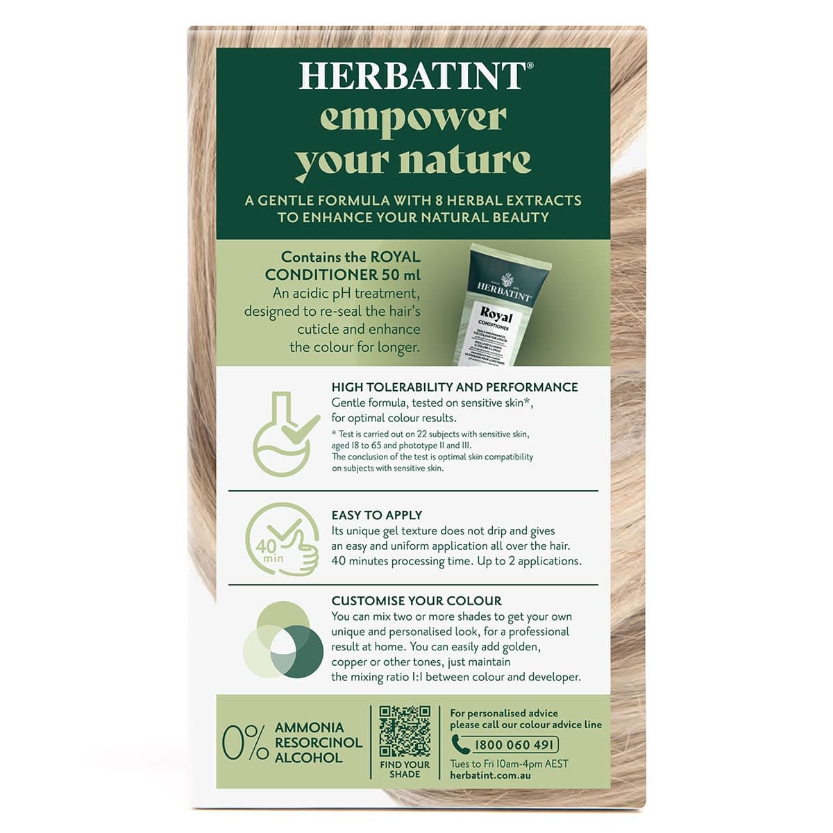 Thumbnail Herbatint Permanent Hair Colour Gel 9N Very Light Blonde 170ml