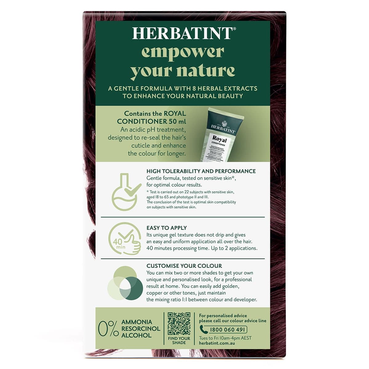 Thumbnail Herbatint Permanent Hair Colour Gel 5M Light Mahogany Chestnut 170ml