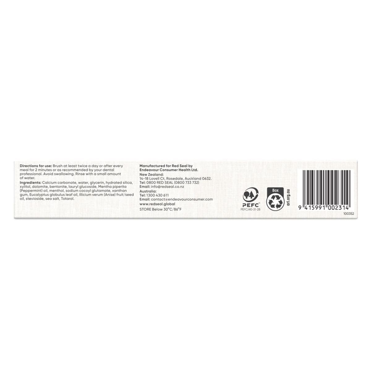Thumbnail Red Seal Herbal & Mineral Strong Mint Toothpaste 100g