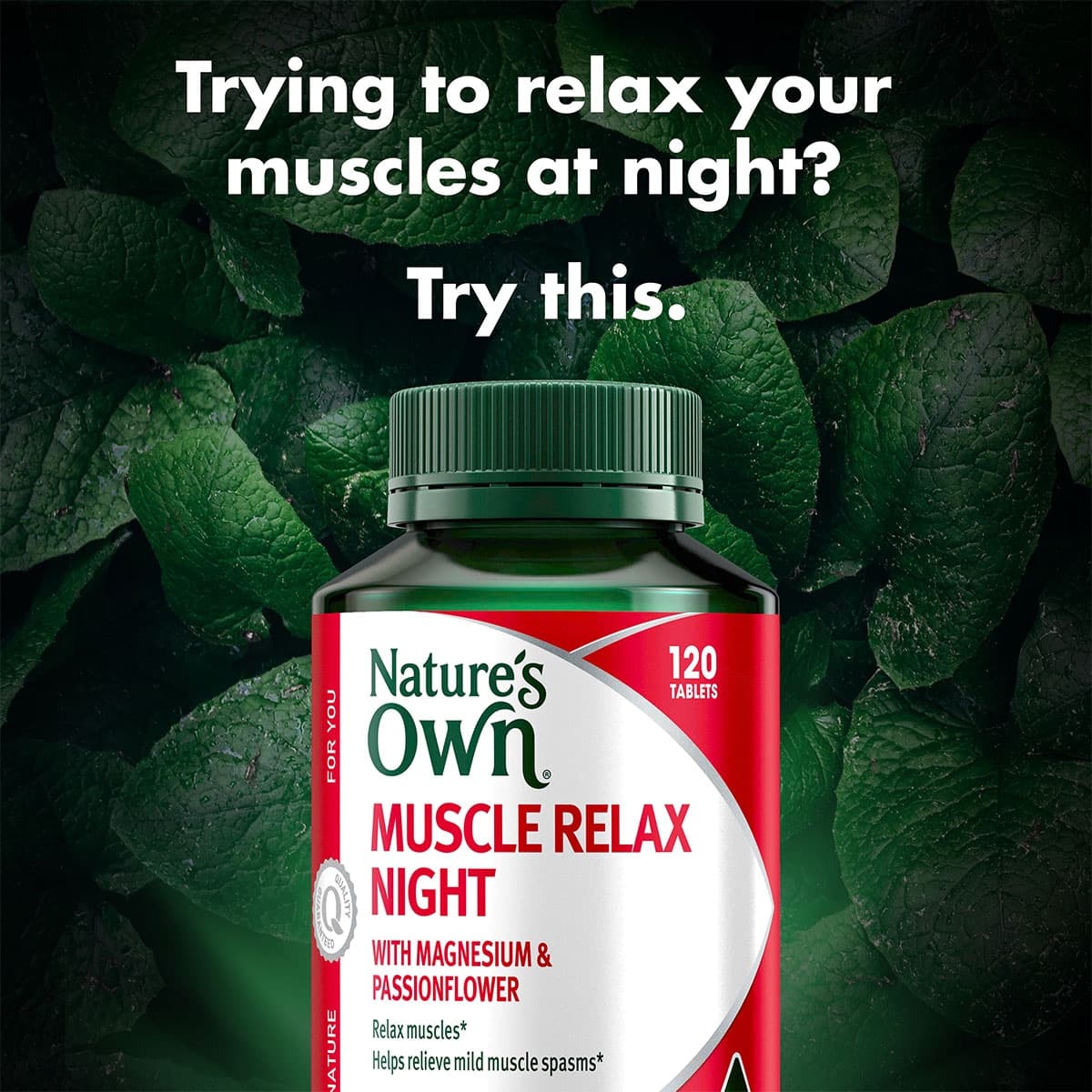 Thumbnail Nature's Own Muscle Relax Night 120 Tablets