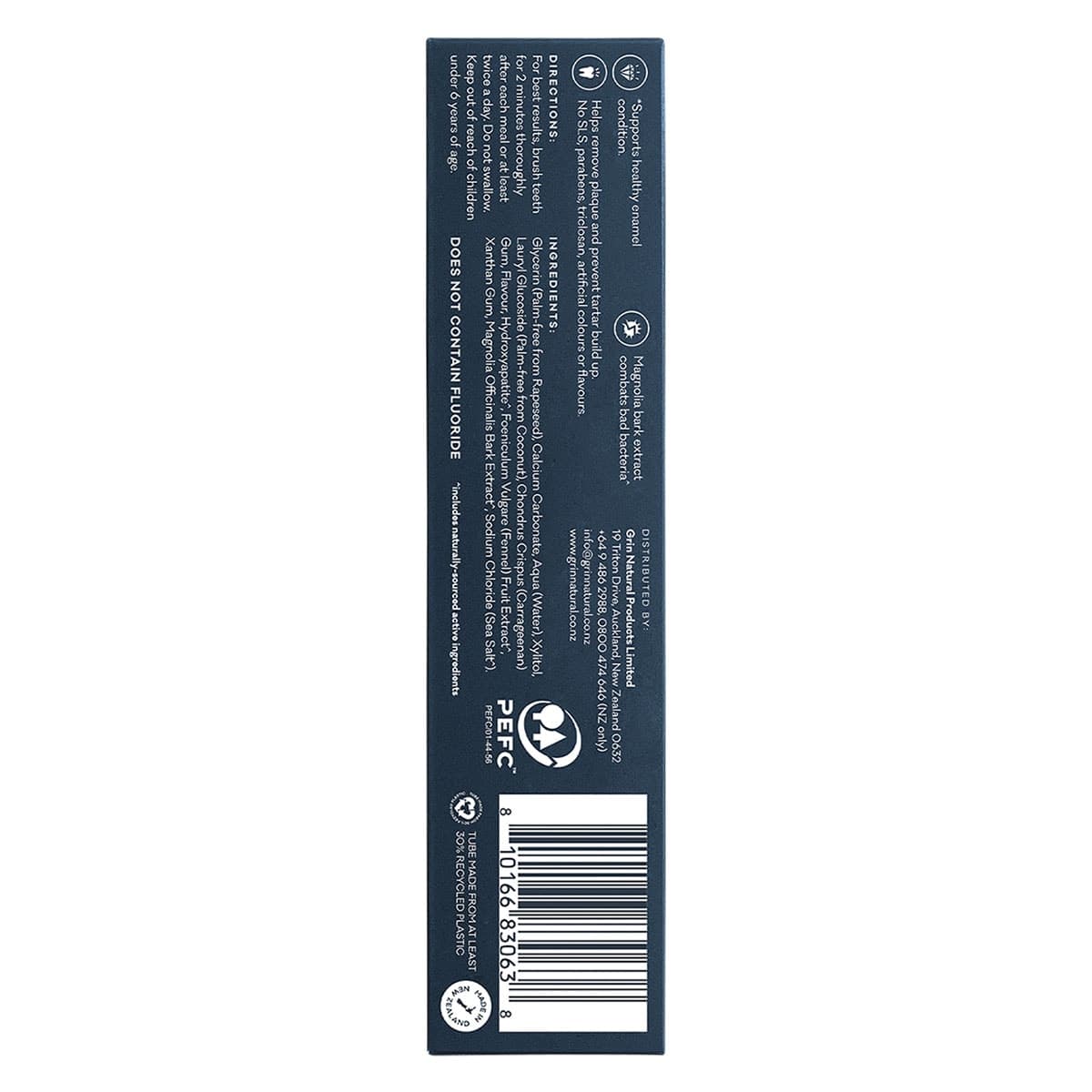 Thumbnail Grin Pro Enamel Care Toothpaste With Nano-Hydroxyapatite 113g