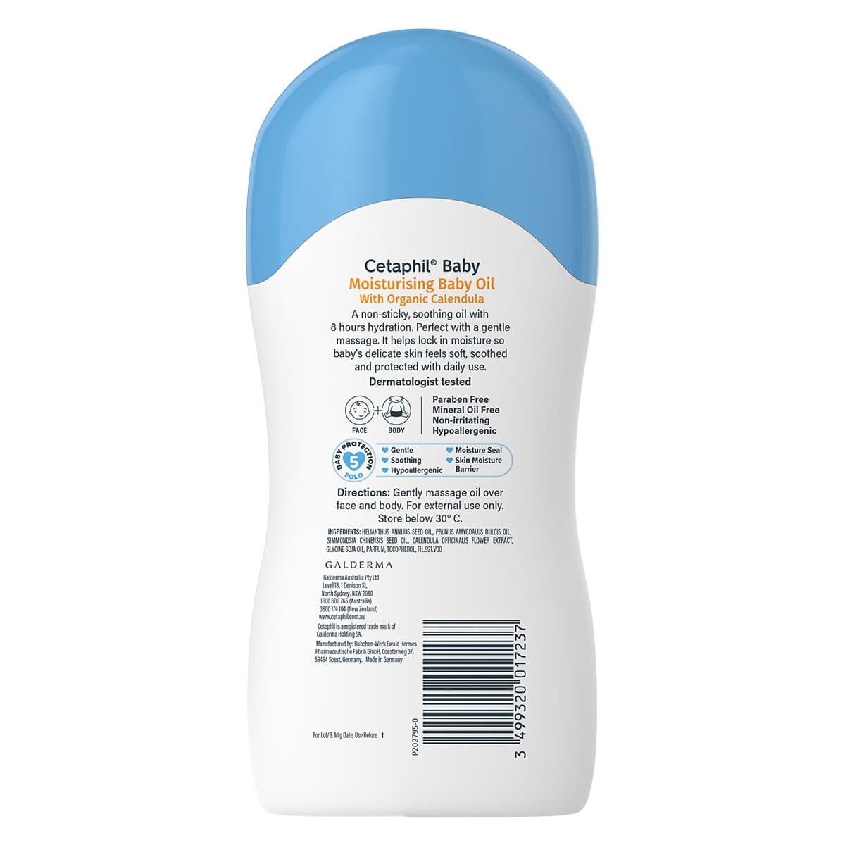 Thumbnail Cetaphil Baby Moisturising Baby Oil 200ml