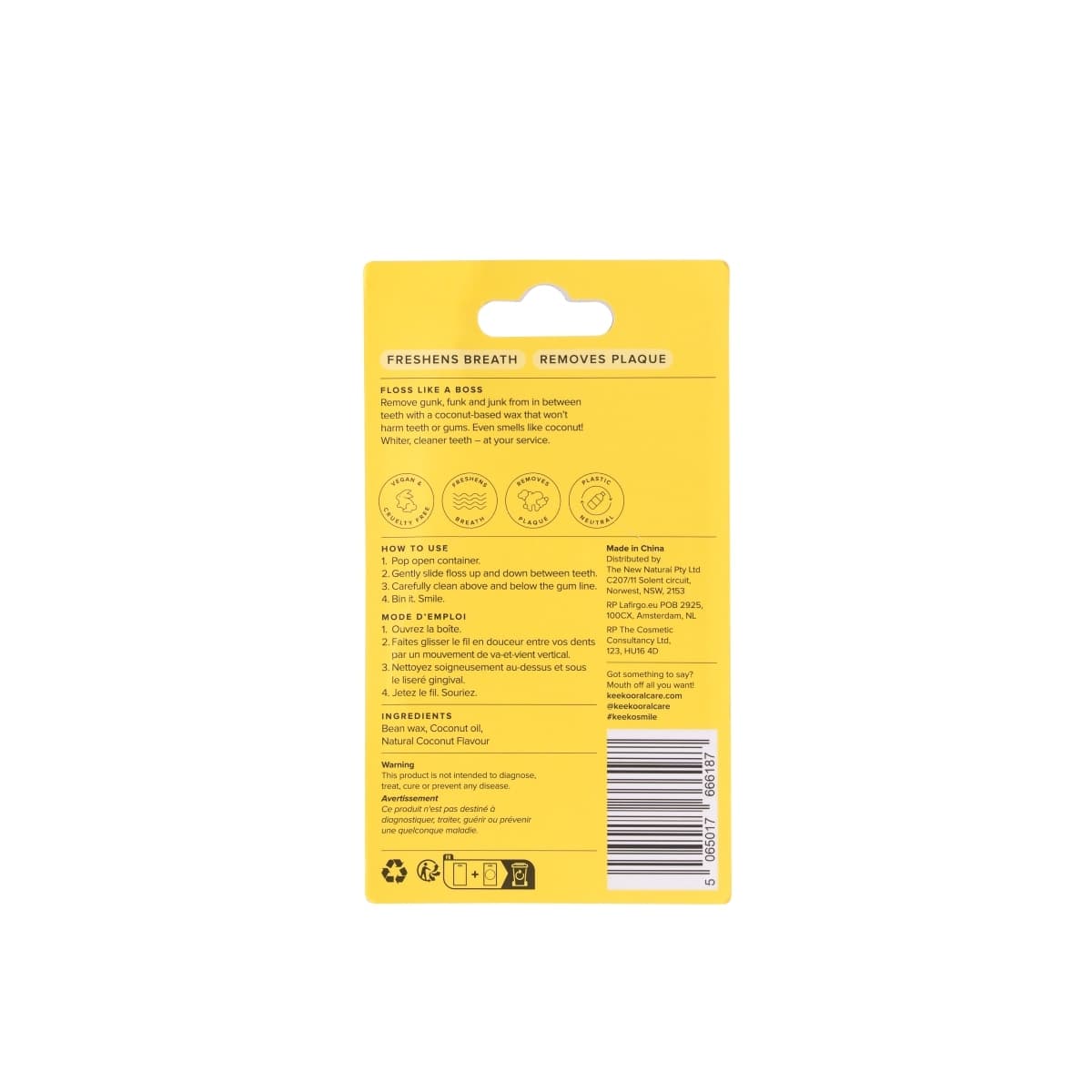 Thumbnail Keeko Coconut Tooth Floss 30m
