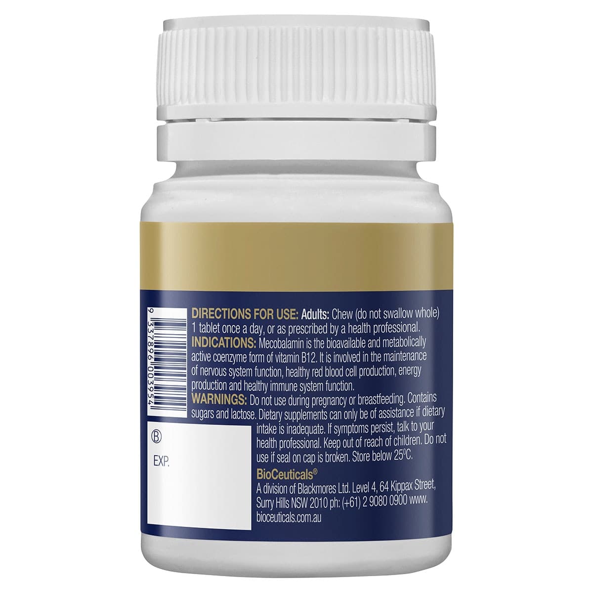 Thumbnail BioCeuticals Methyl B12 Chewable 60 Tablets