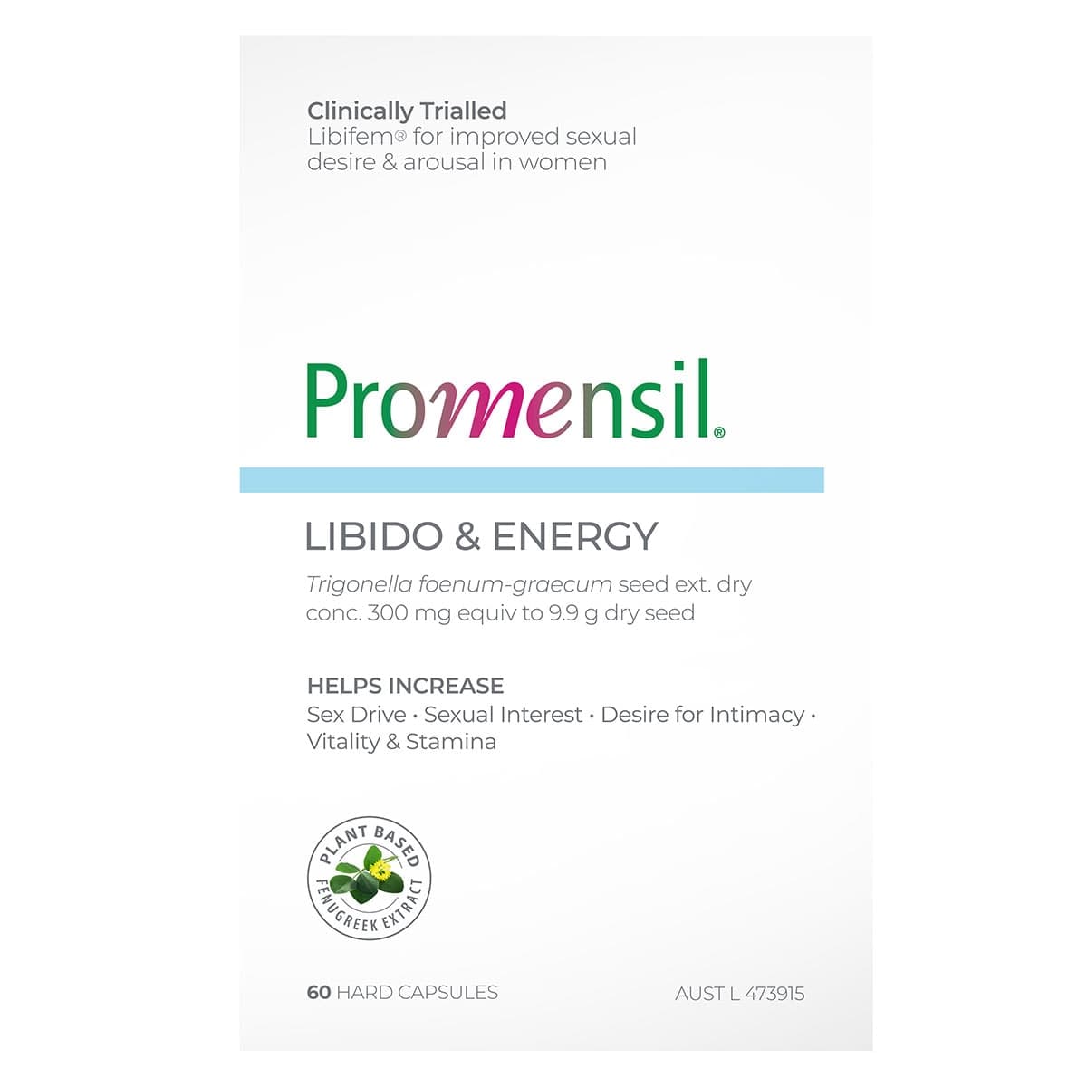 Thumbnail Promensil Libido + Energy 60 Tablets