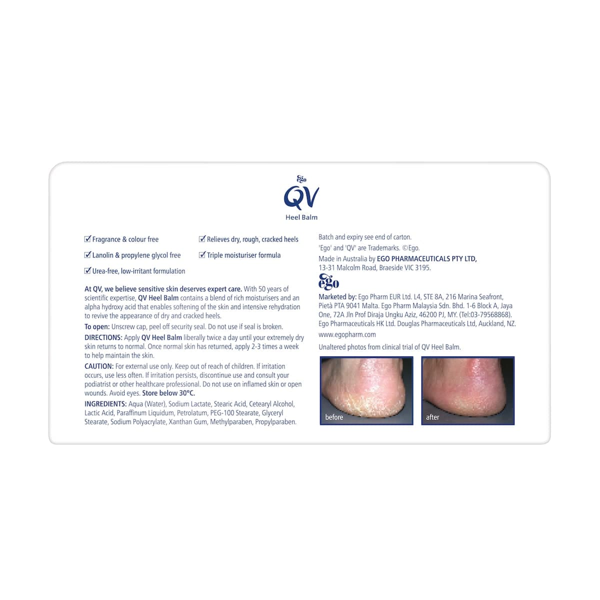 Thumbnail Ego QV Feet Heel Balm 50g
