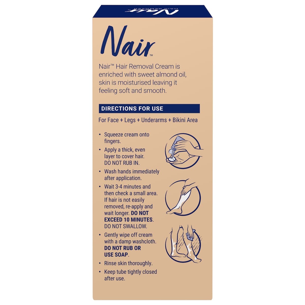 Thumbnail Nair Sensitive Hair Removal Cream for Face & Body 75g