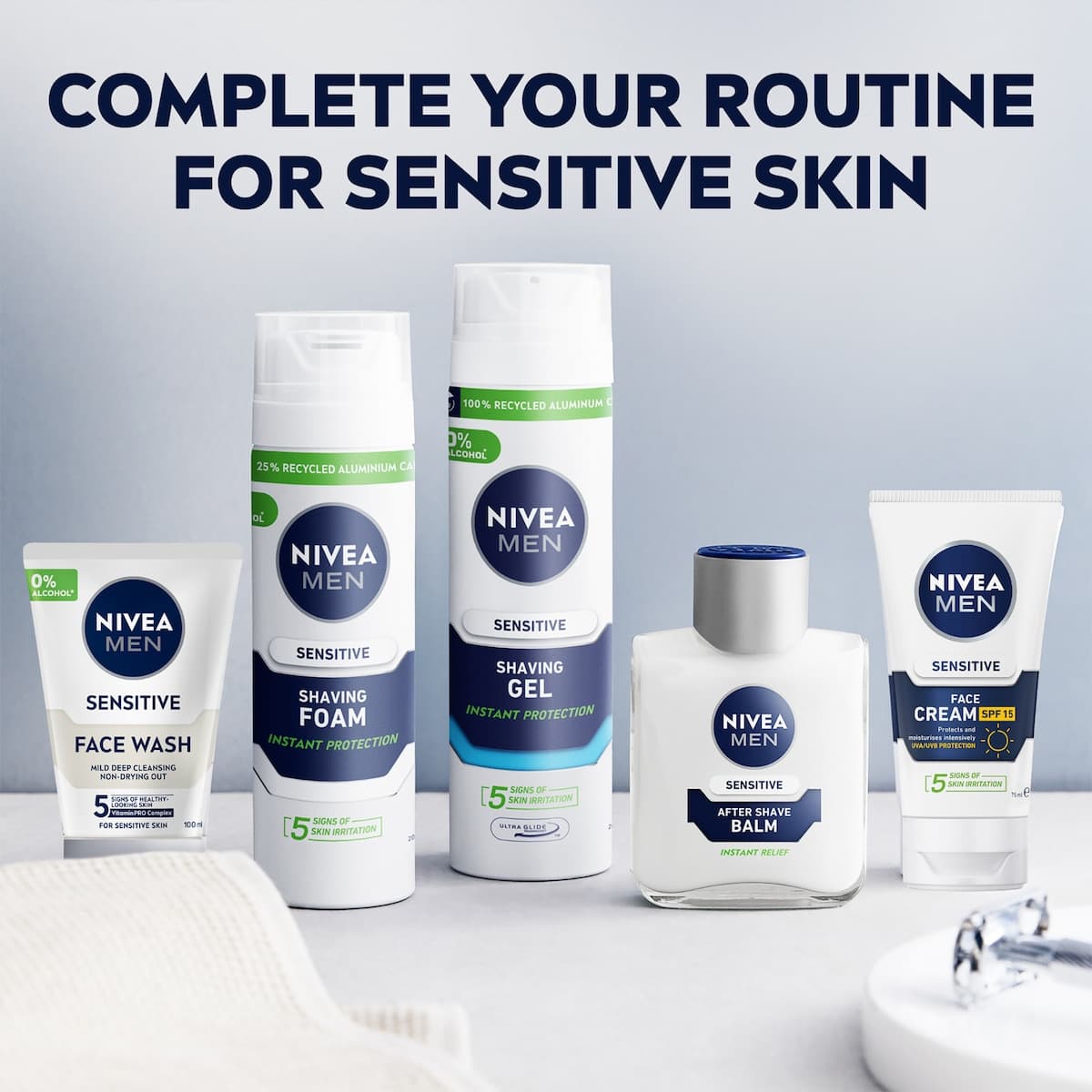 Thumbnail Nivea Men Sensitive Face Wash 100ml