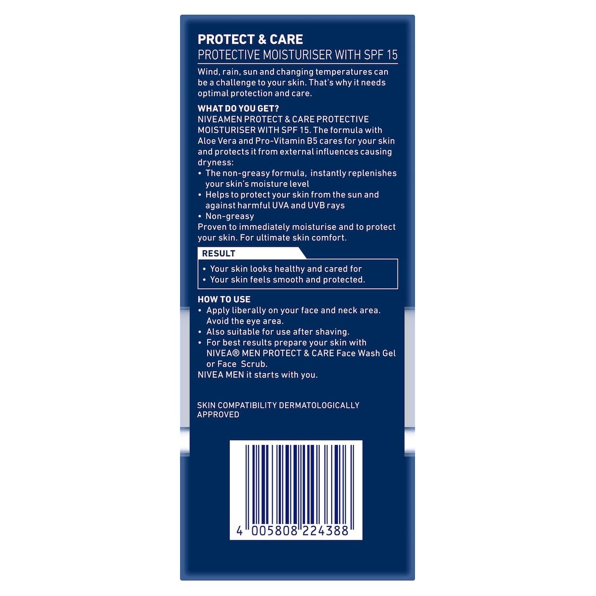 Thumbnail Nivea Men Protect & Care Protective Moisturiser SPF15 75ml