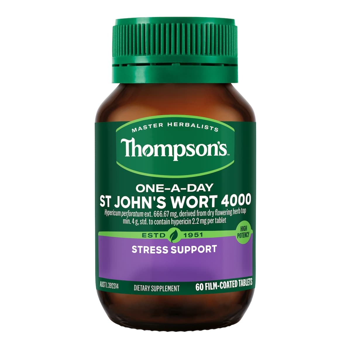 Thumbnail Thompsons One a Day St Johns Wort 60 Tablets