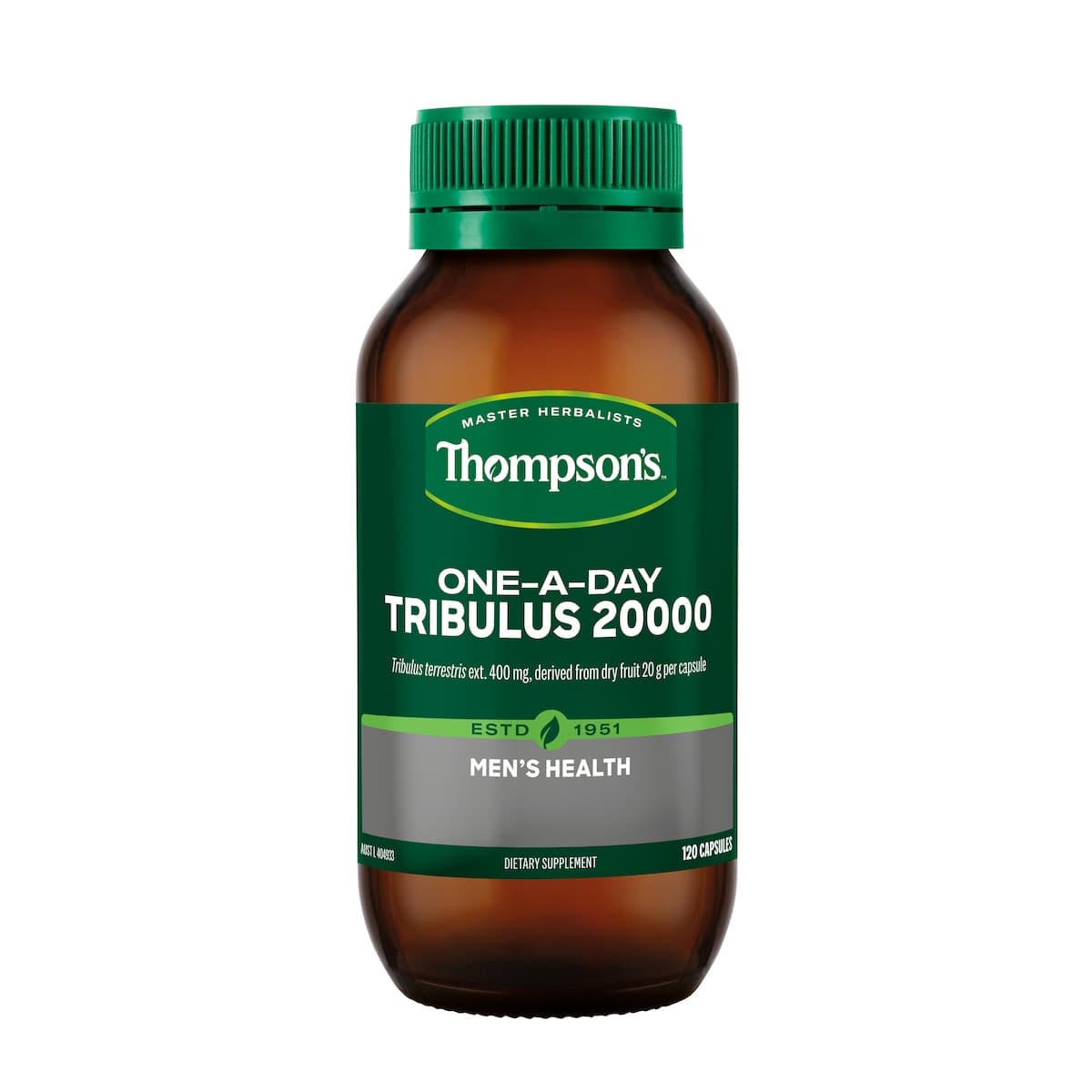 Thumbnail Thompsons One a Day Tribulus 20000 - 120 Capsules