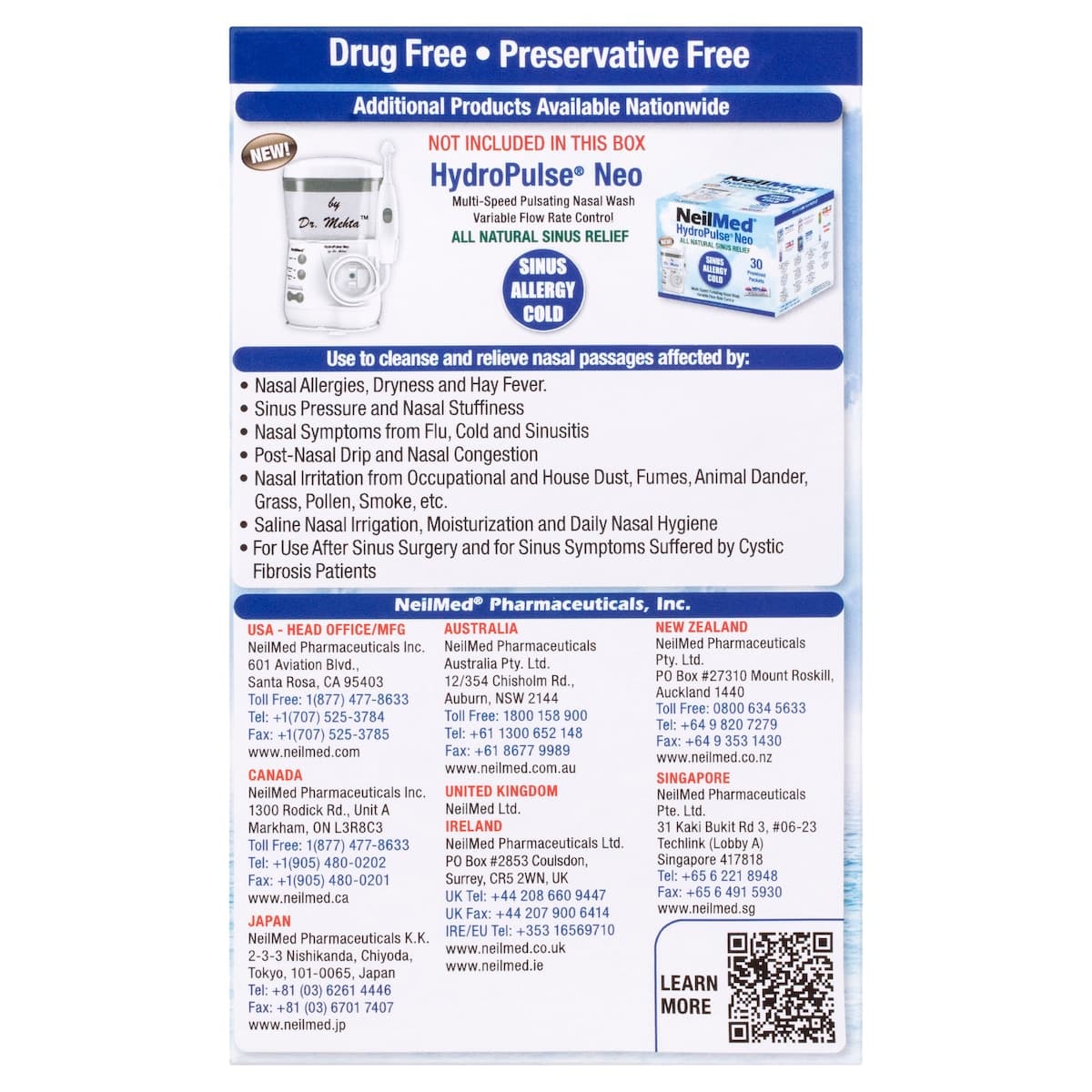 Thumbnail NeilMed Sinus Rinse Starter Kit with 10 Premixed Sachets