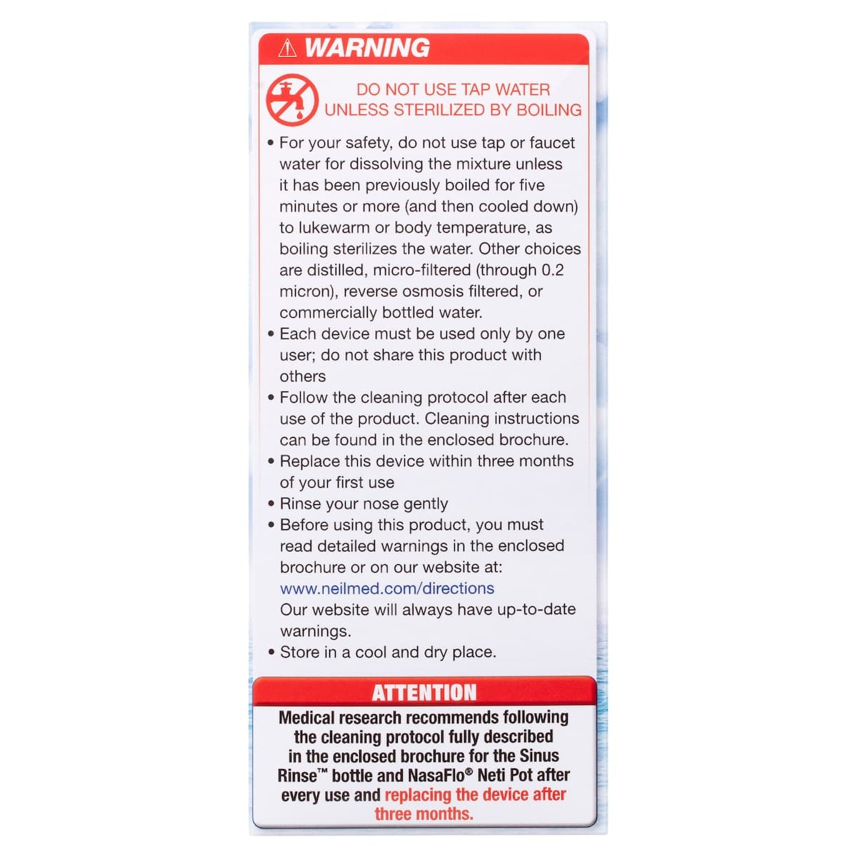 Thumbnail NeilMed Sinus Rinse Starter Kit with 10 Premixed Sachets