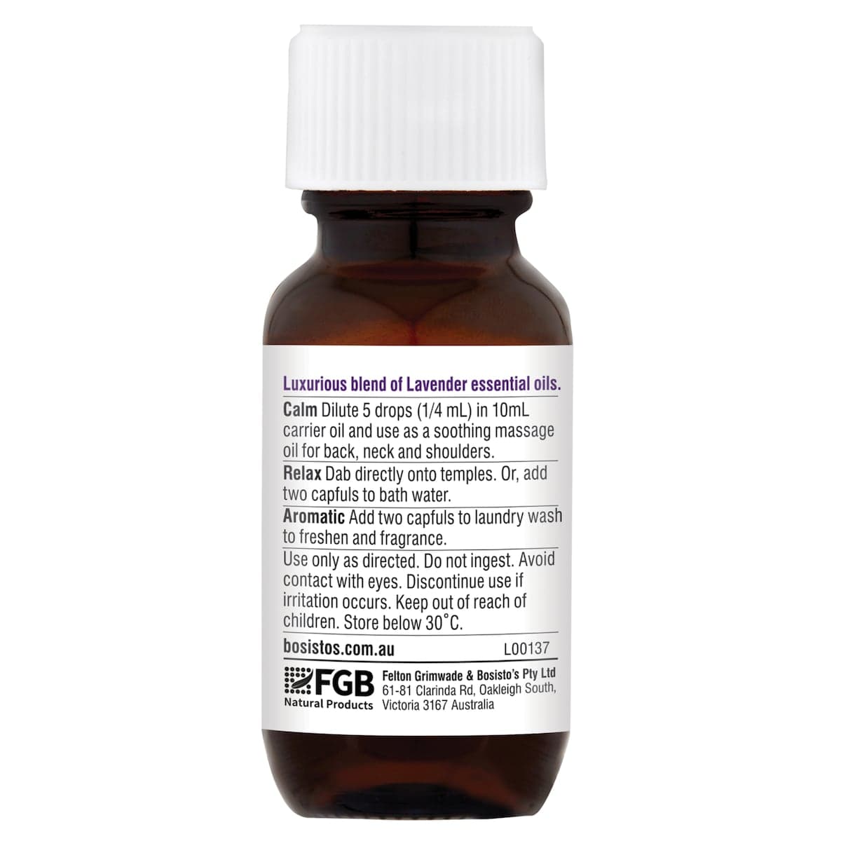 Thumbnail Bosisto's Lavender Oil 25ml
