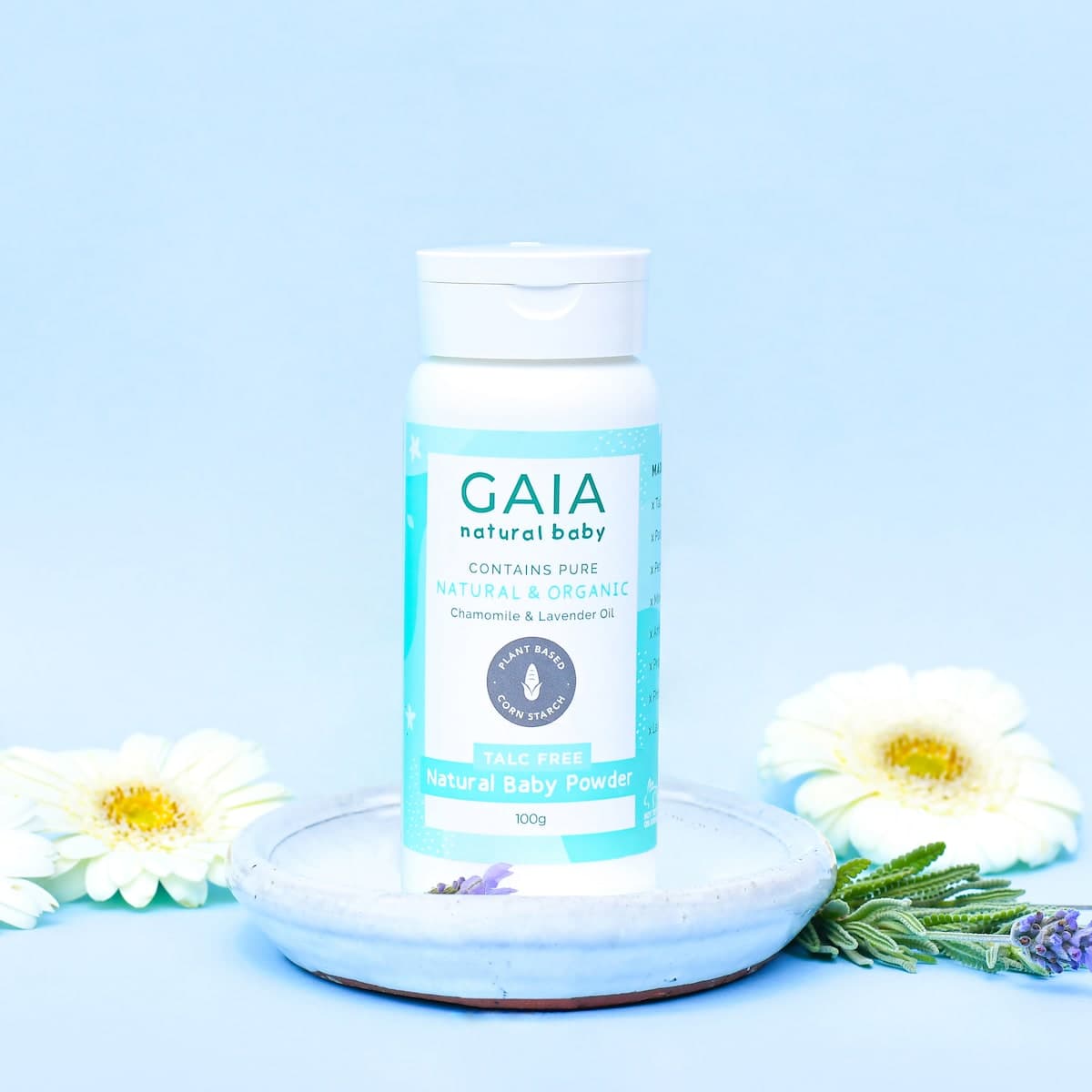 Thumbnail Gaia Natural Baby Corn Starch Powder 100g