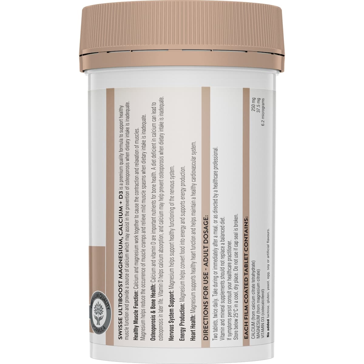 Thumbnail Swisse Ultiboost Magnesium Calcium + Vitamin D3 120 Tablets