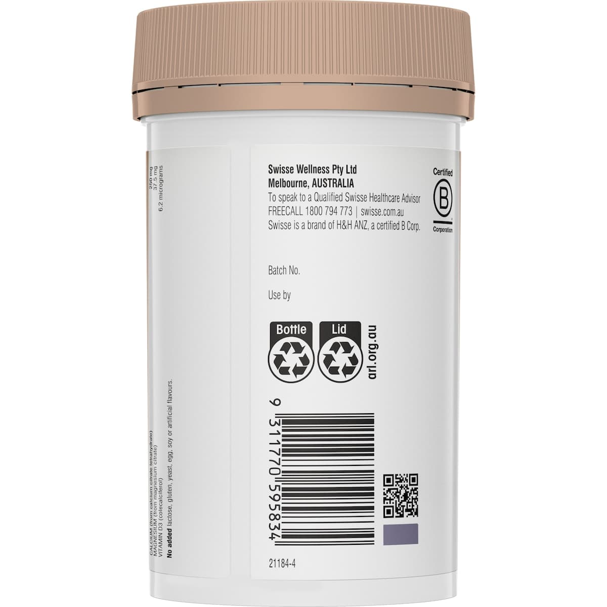Thumbnail Swisse Ultiboost Magnesium Calcium + Vitamin D3 120 Tablets