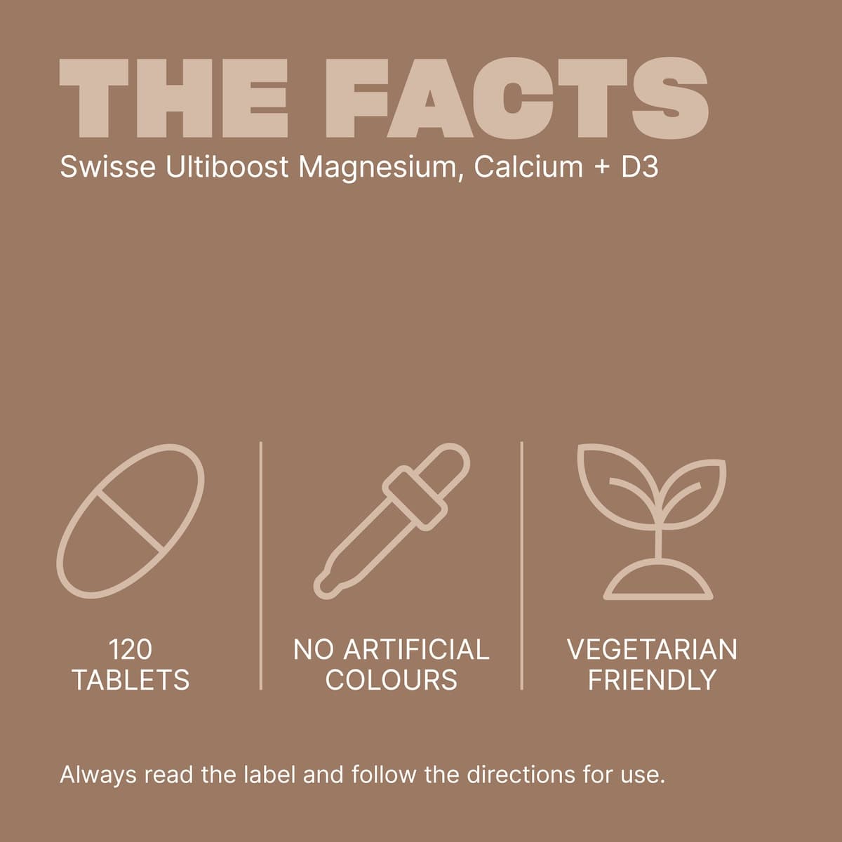 Thumbnail Swisse Ultiboost Magnesium Calcium + Vitamin D3 120 Tablets