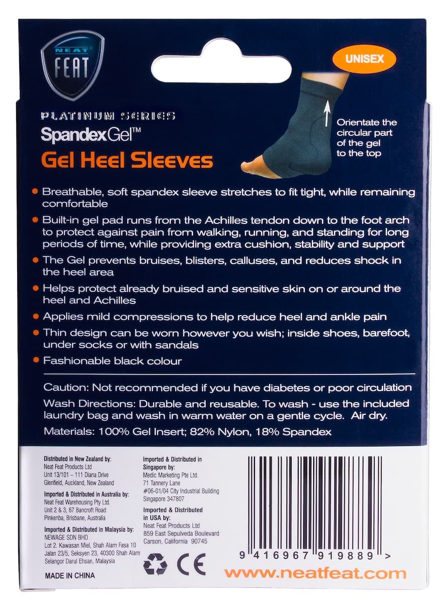 Thumbnail Neat Feat Spandex Gel Heel Sleeves Large 1 Pair
