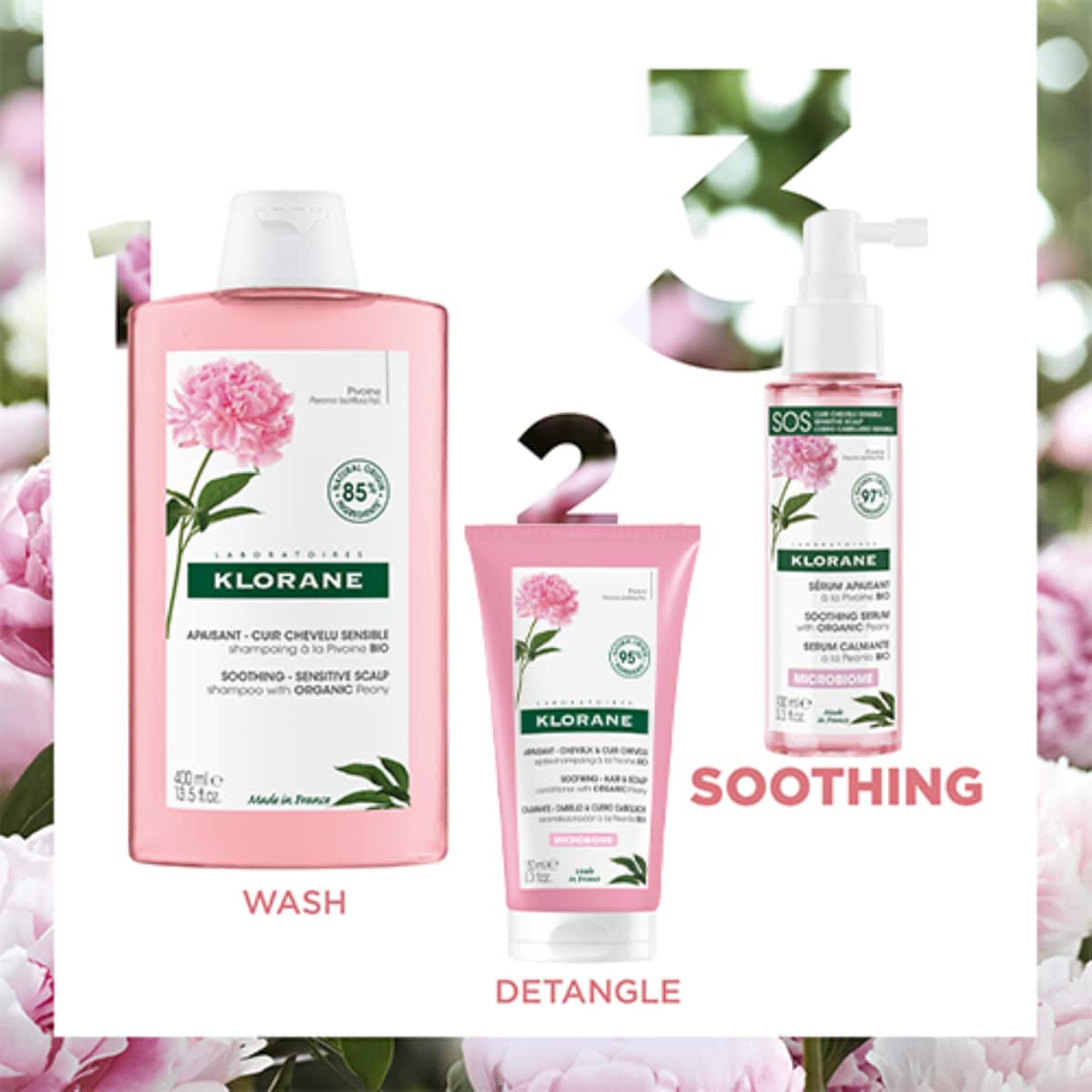 Thumbnail Klorane Soothing SOS Serum With Organic Peony 100ml