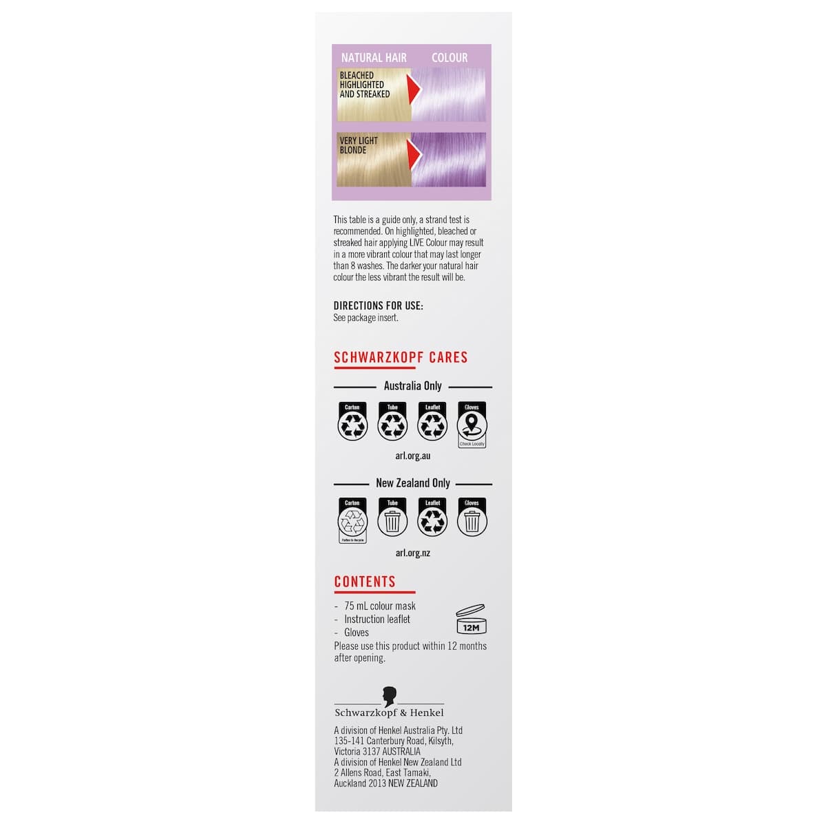 Thumbnail Schwarzkopf Live Colour Pastels Lilac Blush 75ml