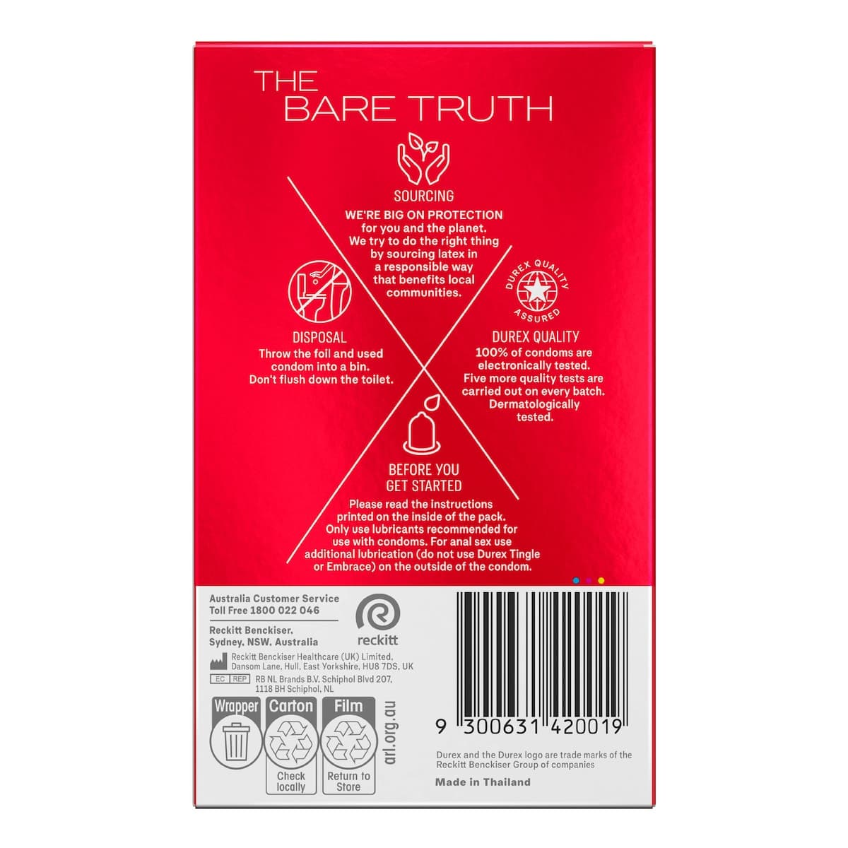 Thumbnail Durex Thin Feel Regular Fit Condoms 30 Pack