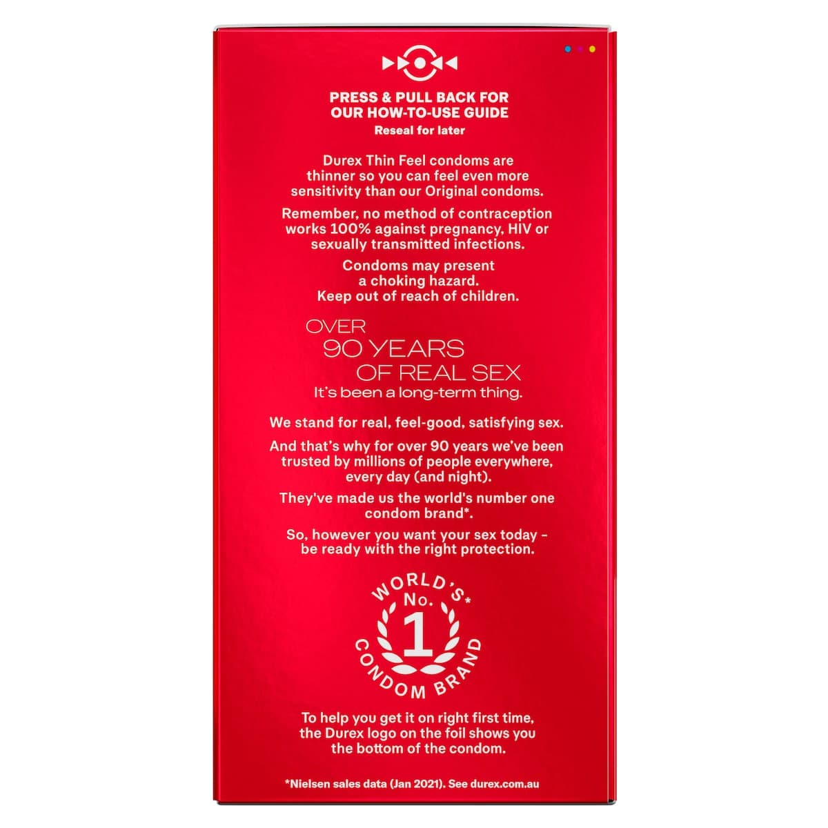 Thumbnail Durex Thin Feel Regular Fit Condoms 30 Pack