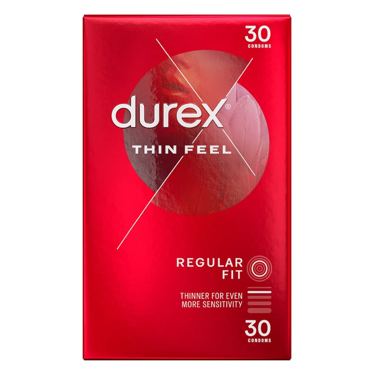 Thumbnail Durex Thin Feel Regular Fit Condoms 30 Pack