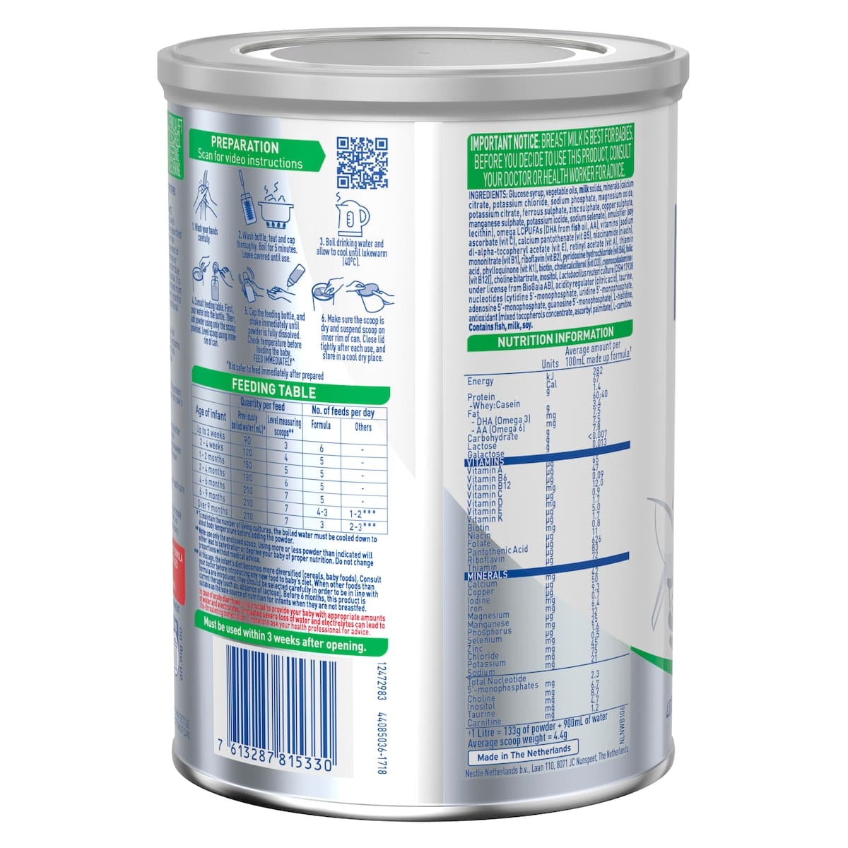 Thumbnail Nestle Nan ExpertPro Lactose Intolerance Baby Formula 400g